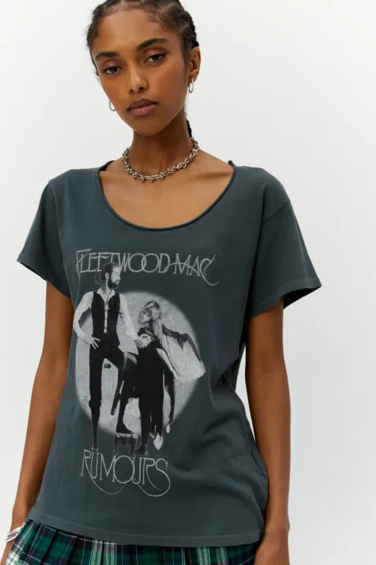 Fleetwood Mac Rumours Scoop Neck Tee sold by Daydreamer