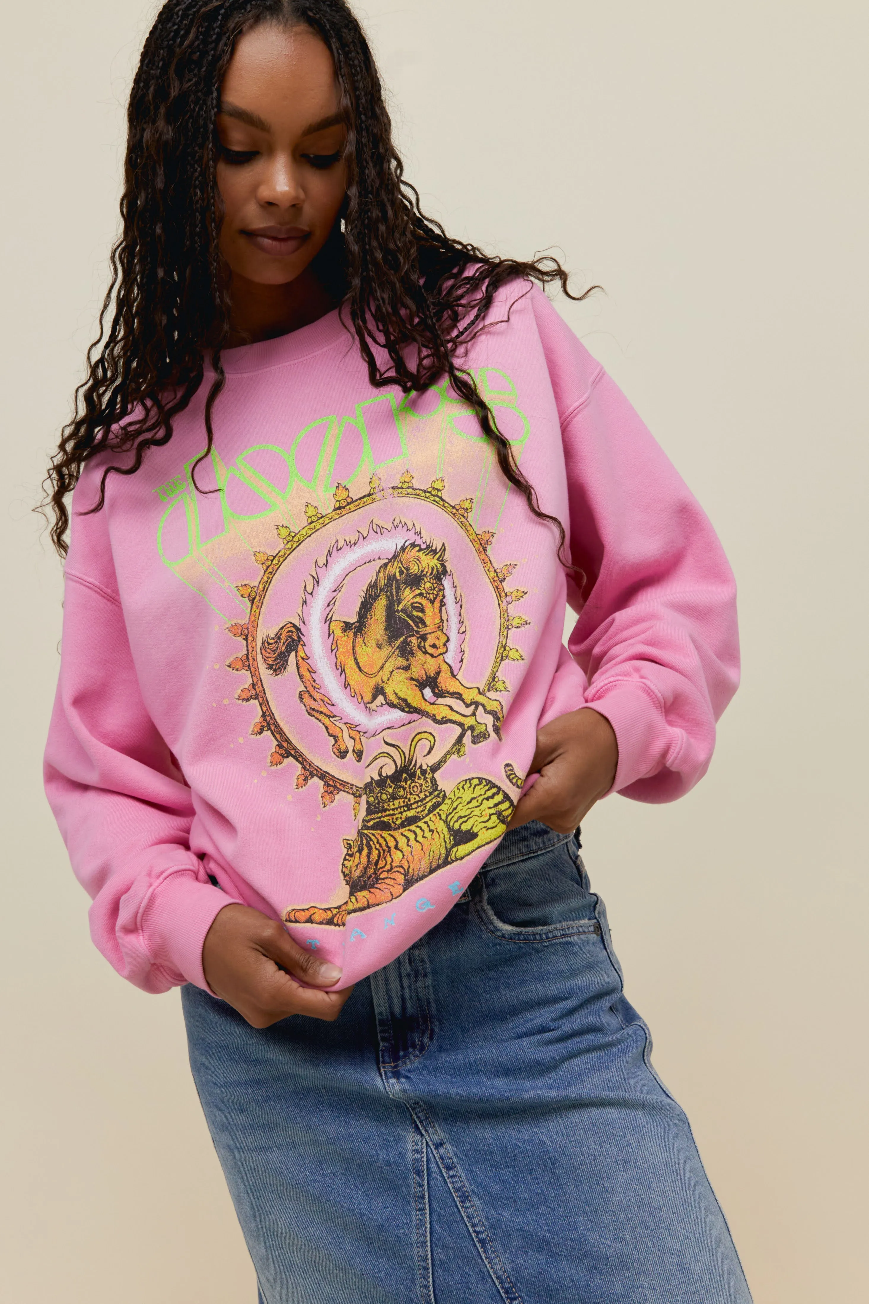 The Doors Strange Days BF Sweatshirt sold by Daydreamer product image thumbnail 2