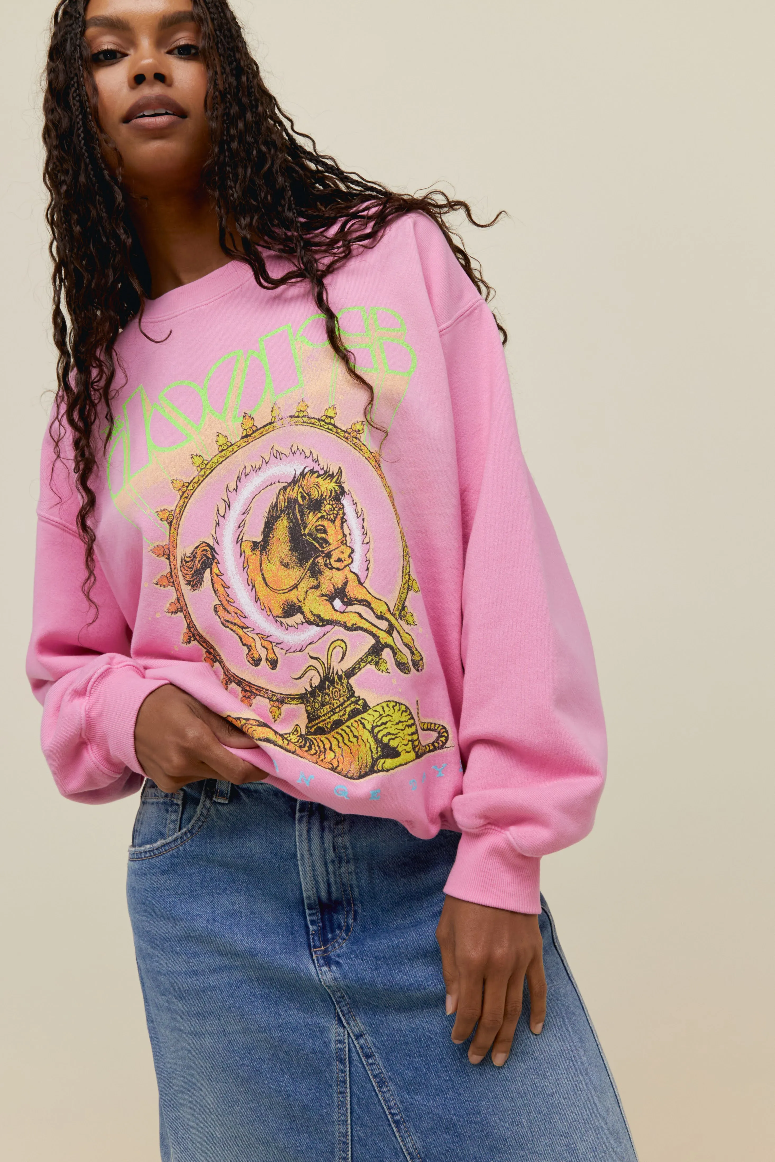 The Doors Strange Days BF Sweatshirt sold by Daydreamer product image thumbnail 3