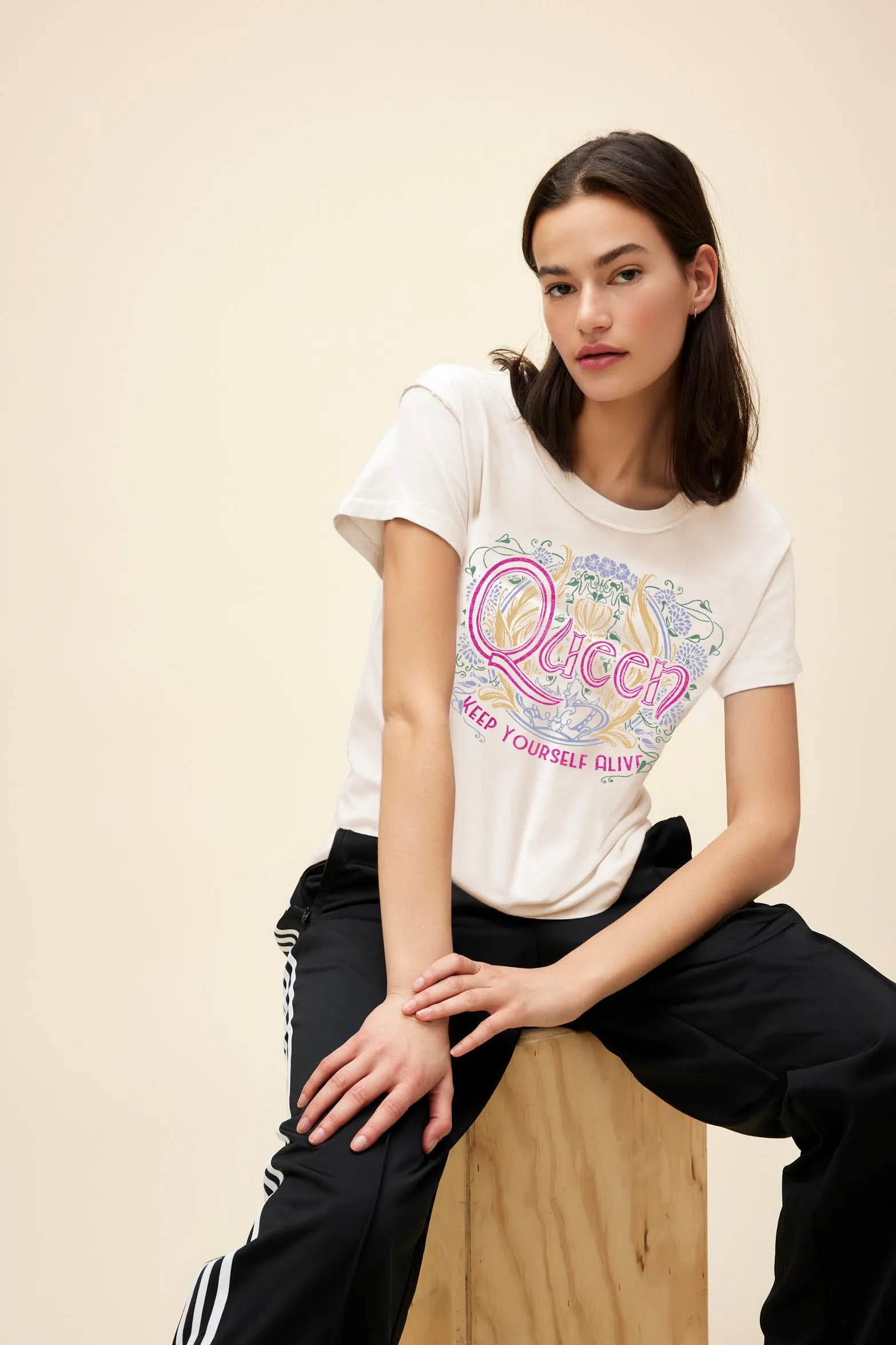 Queen Keep Yourself Alive Reverse GF Tee sold by Daydreamer
