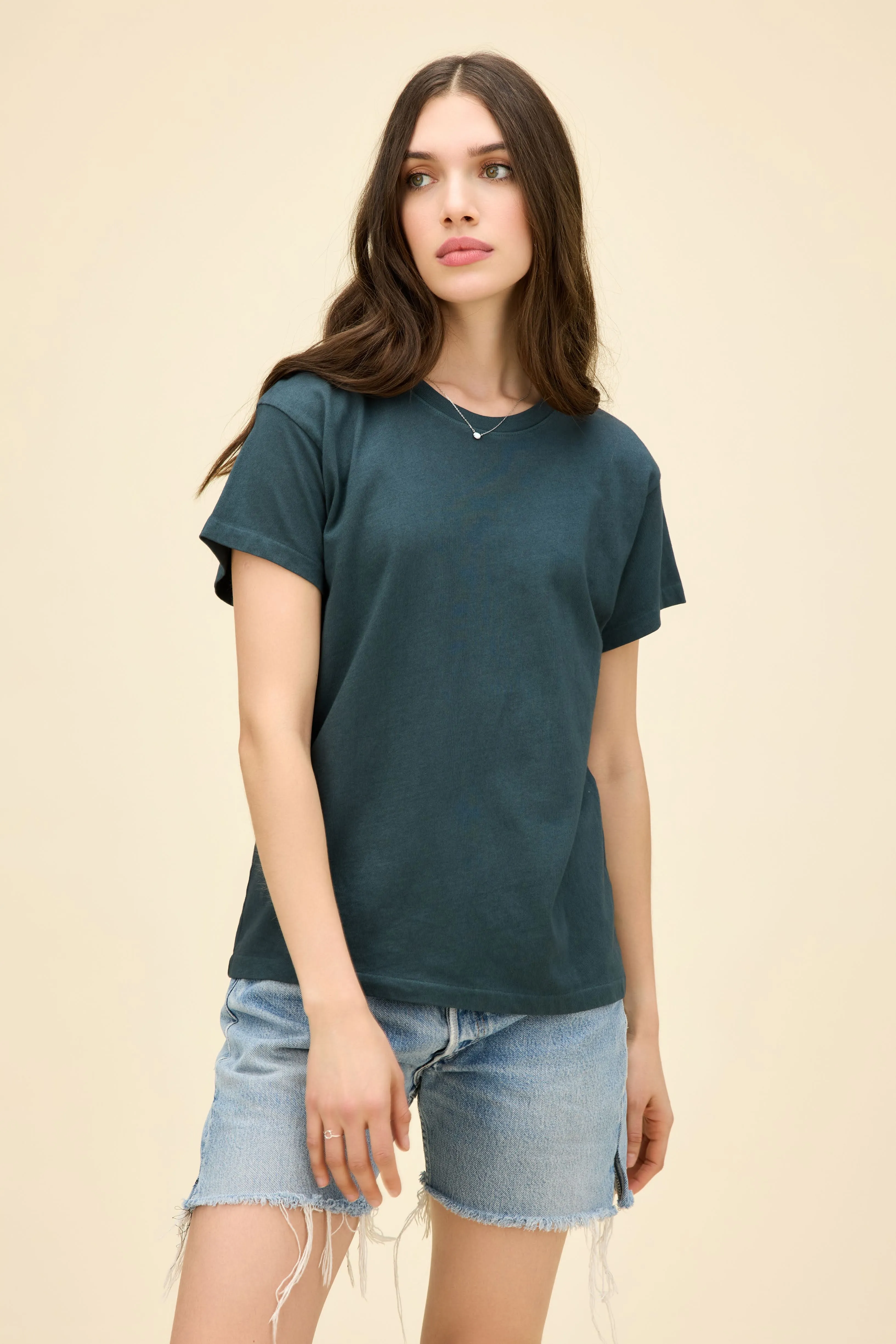 Solid Tour Tee in Vintage Black sold by Daydreamer