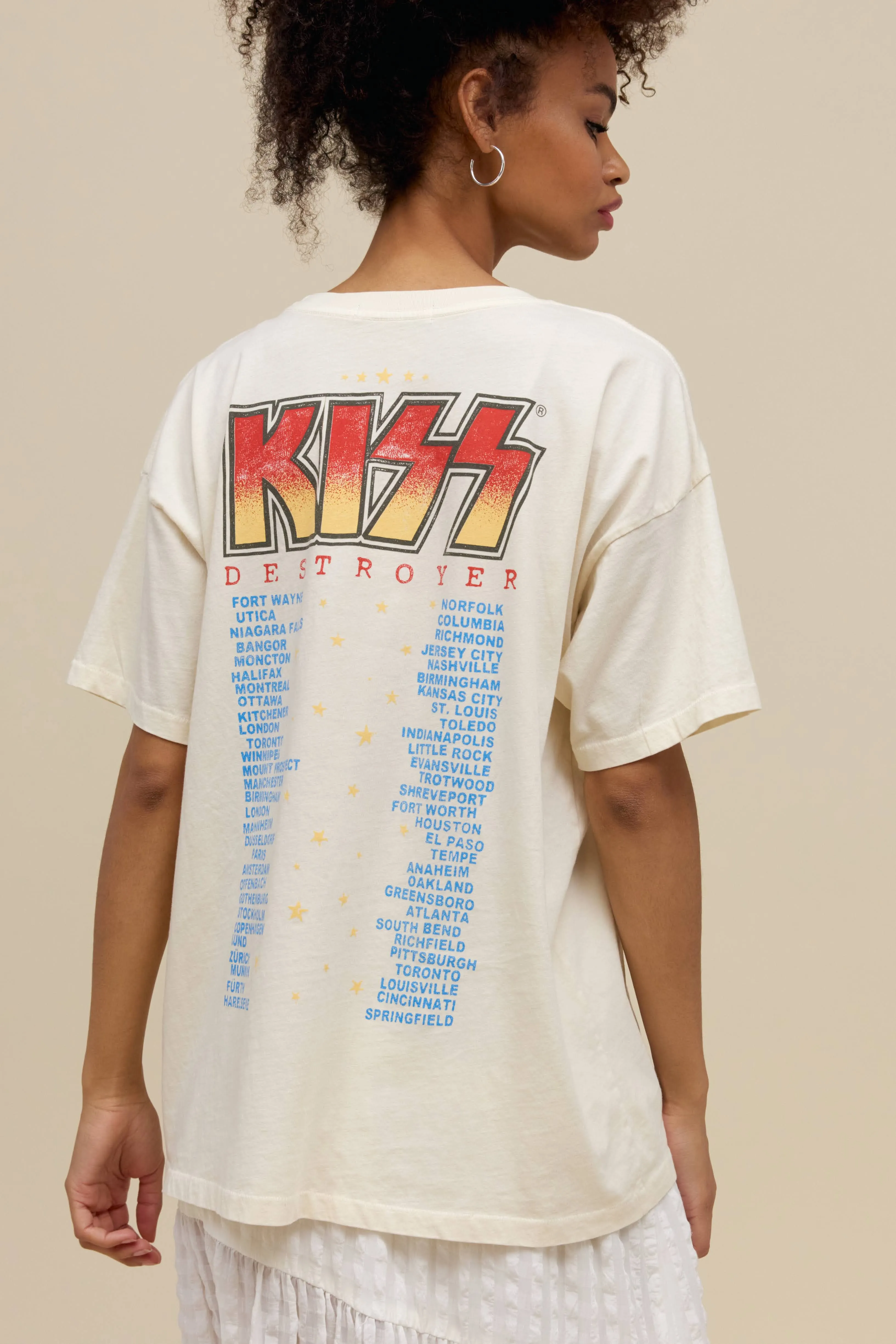 Kiss Destroyer Tour 76 Merch Tee sold by Daydreamer product image thumbnail 2