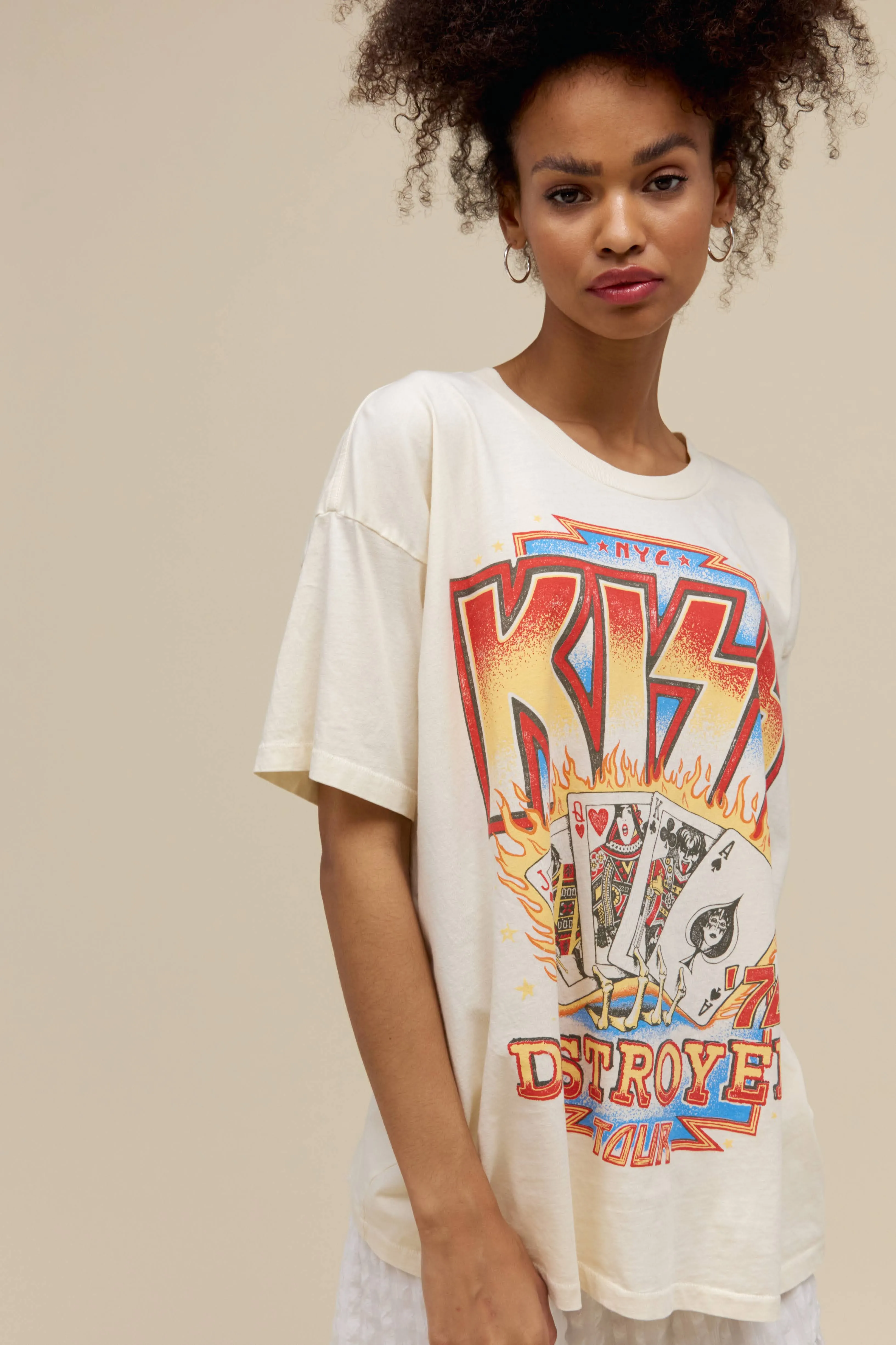 Kiss Destroyer Tour 76 Merch Tee sold by Daydreamer product image thumbnail 3