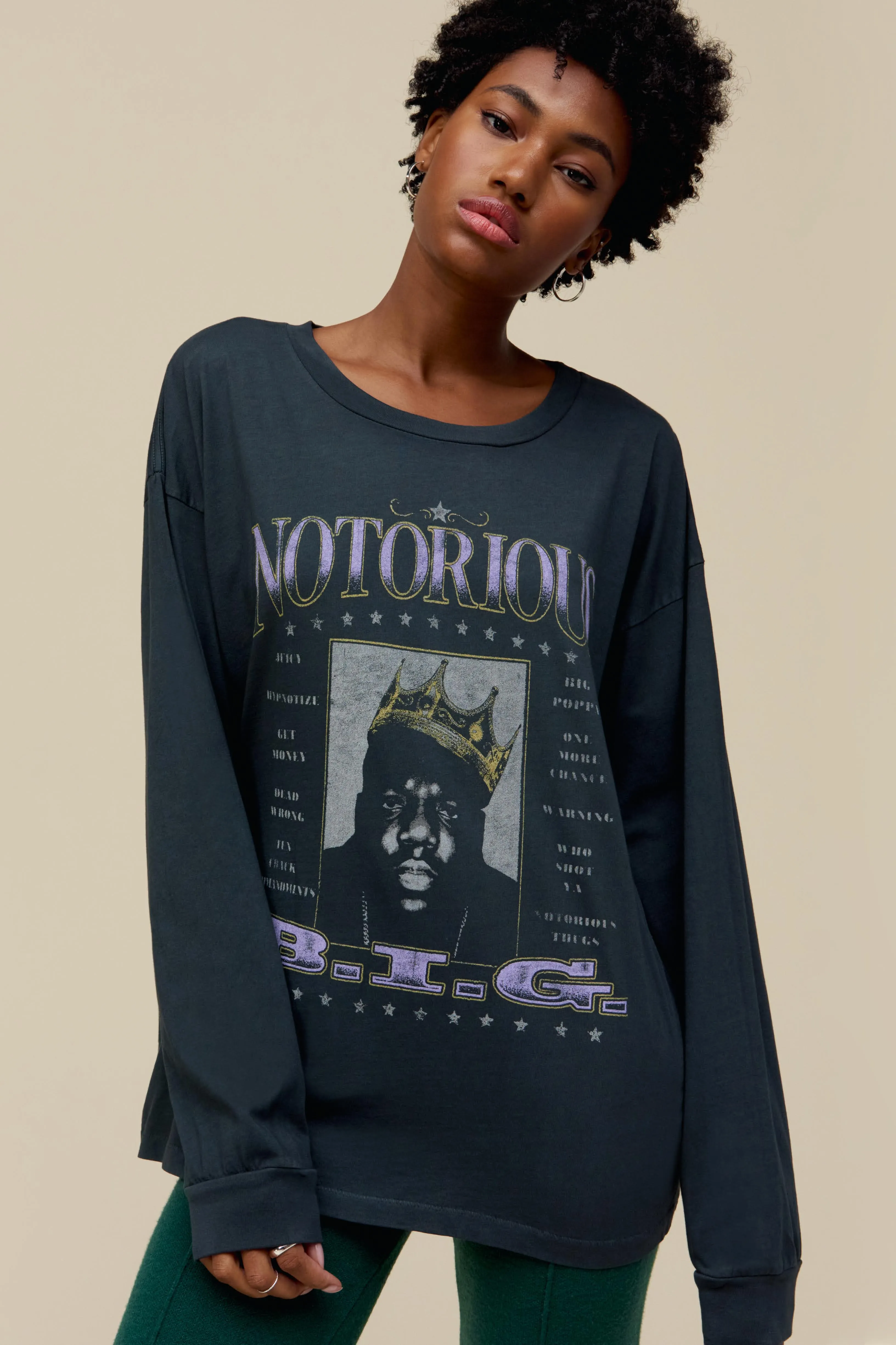 The Notorious B.I.G. Merch Long Sleeve sold by Daydreamer
