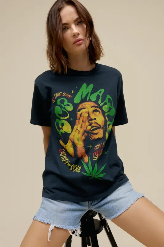 Bob Marley Is This Love Weekend Tee sold by Daydreamer