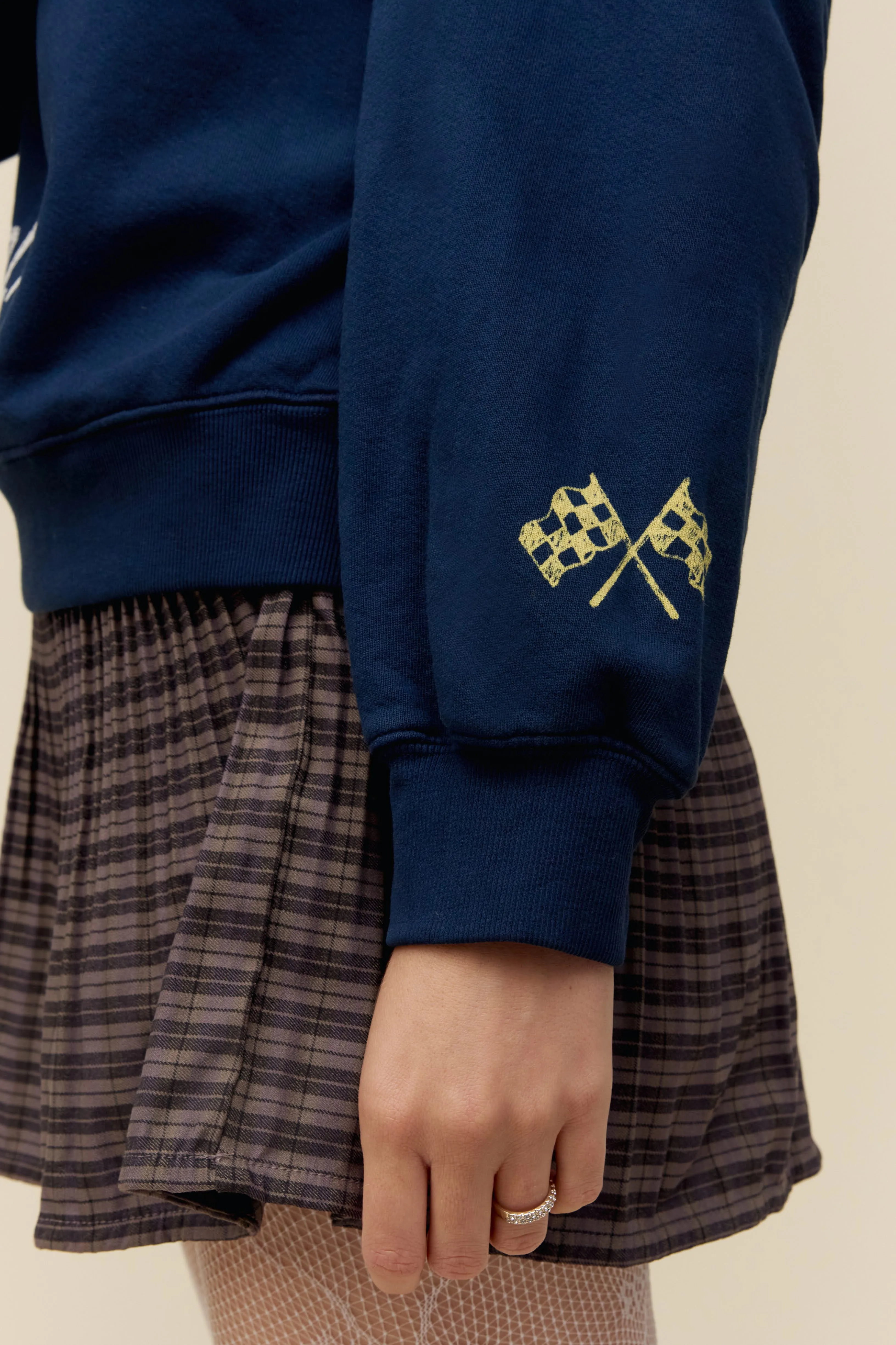 DYDRMR Co Doodles Half Zip Sweatshirt sold by Daydreamer product image thumbnail 3