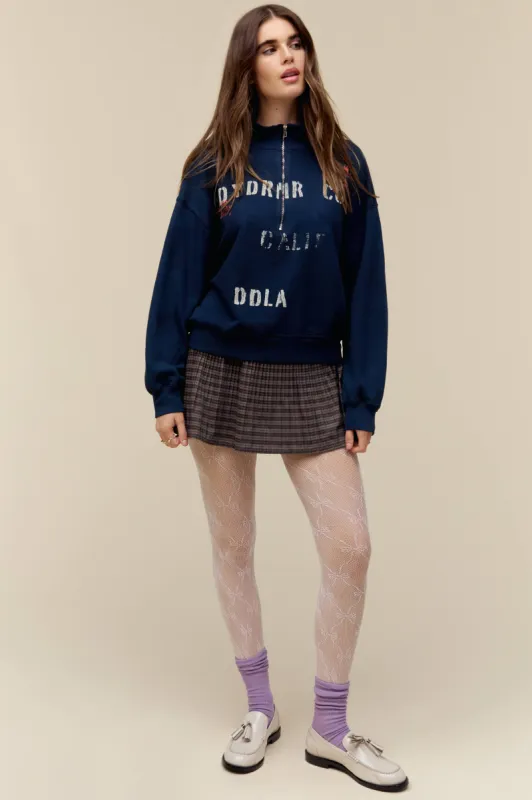 DYDRMR Co Doodles Half Zip Sweatshirt sold by Daydreamer