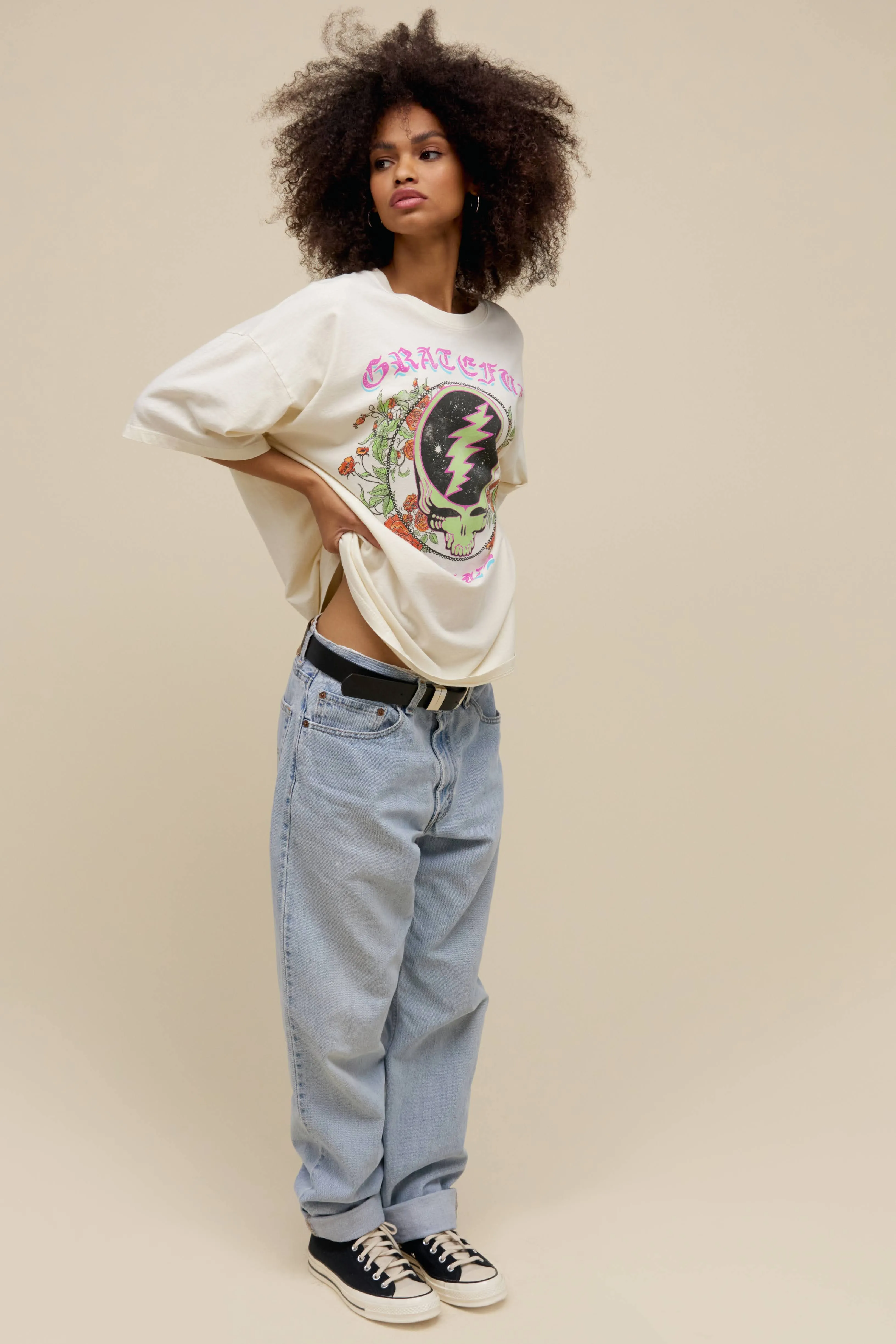 Grateful Dead Steal Your Face OS Tee sold by Daydreamer product image thumbnail 4