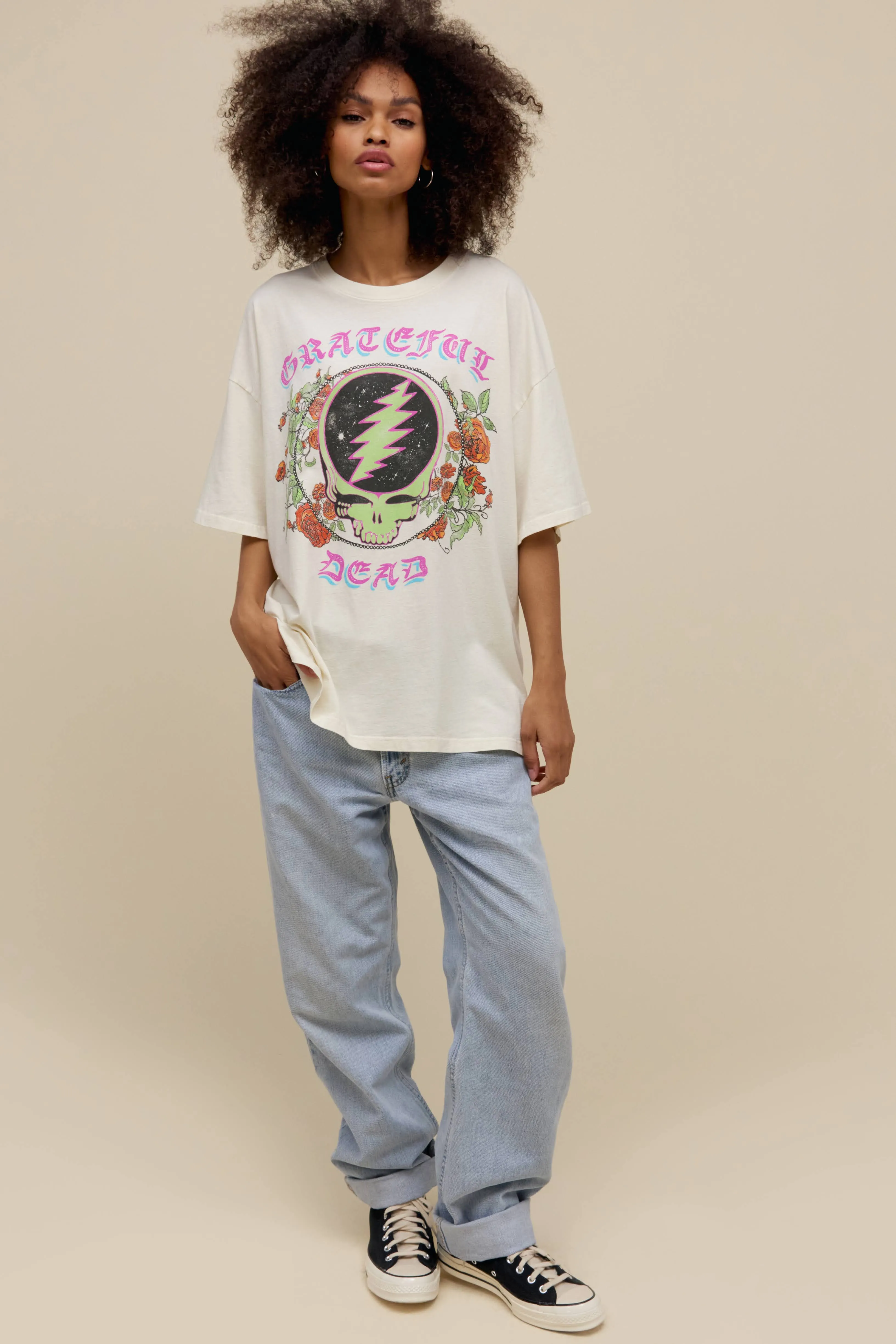 Grateful Dead Steal Your Face OS Tee sold by Daydreamer product image thumbnail 3
