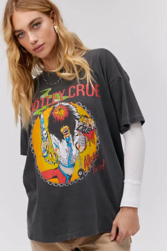 Motley Crue Allister Fiend Merch Tee sold by Daydreamer