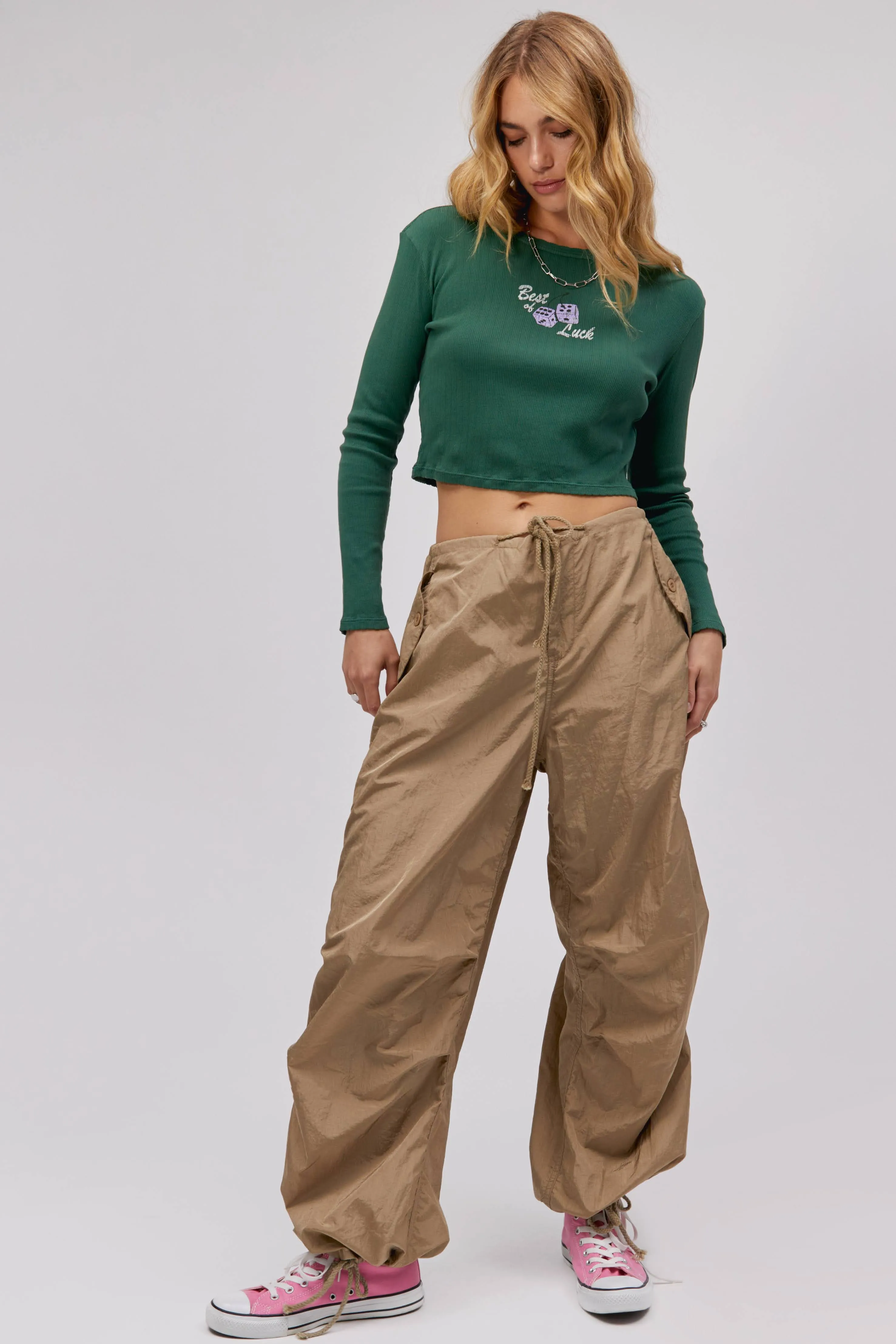 Best of Luck Pointelle Long Sleeve sold by Daydreamer product image thumbnail 2