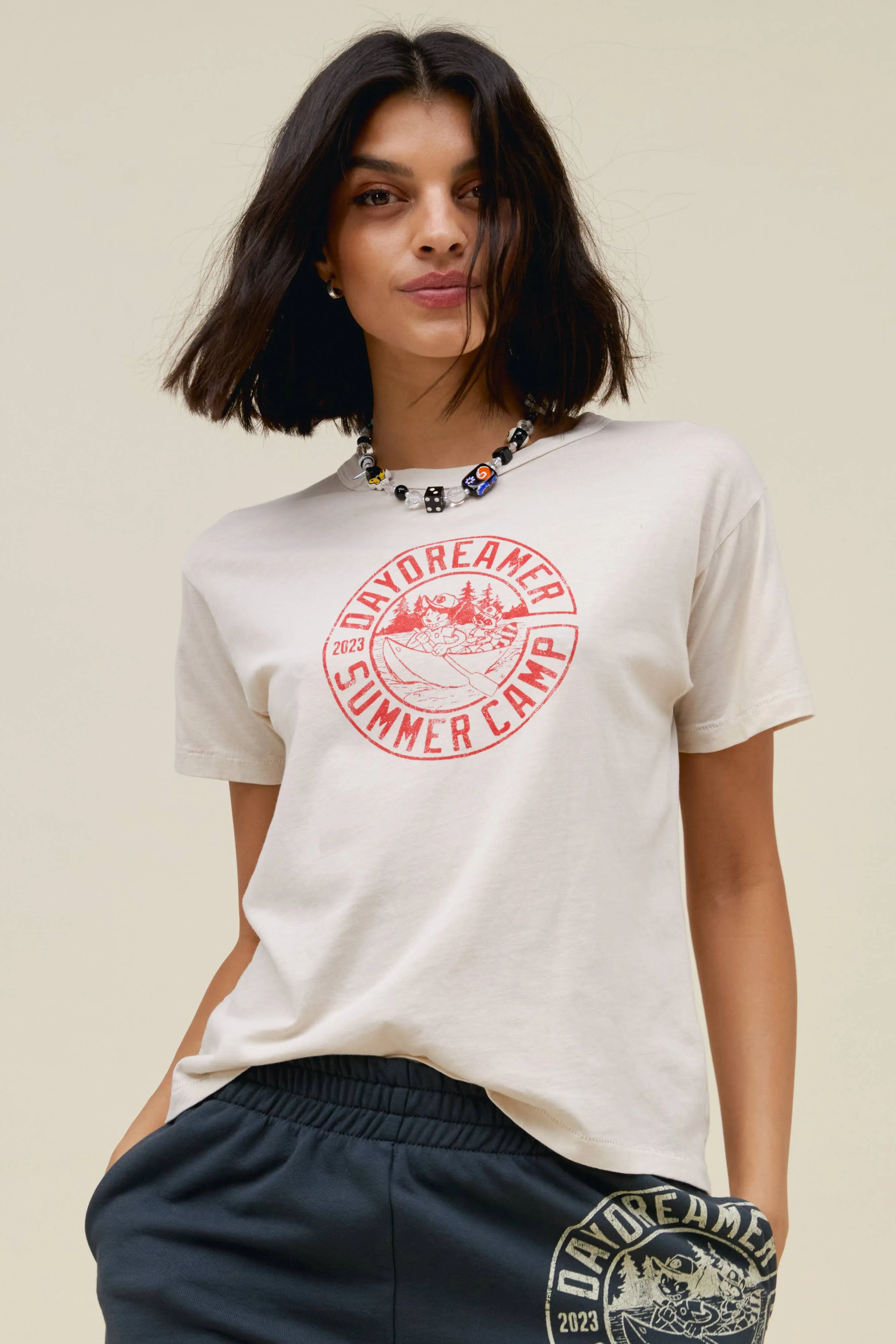 Daydreamer Summer Camp Ringer Tee sold by Daydreamer