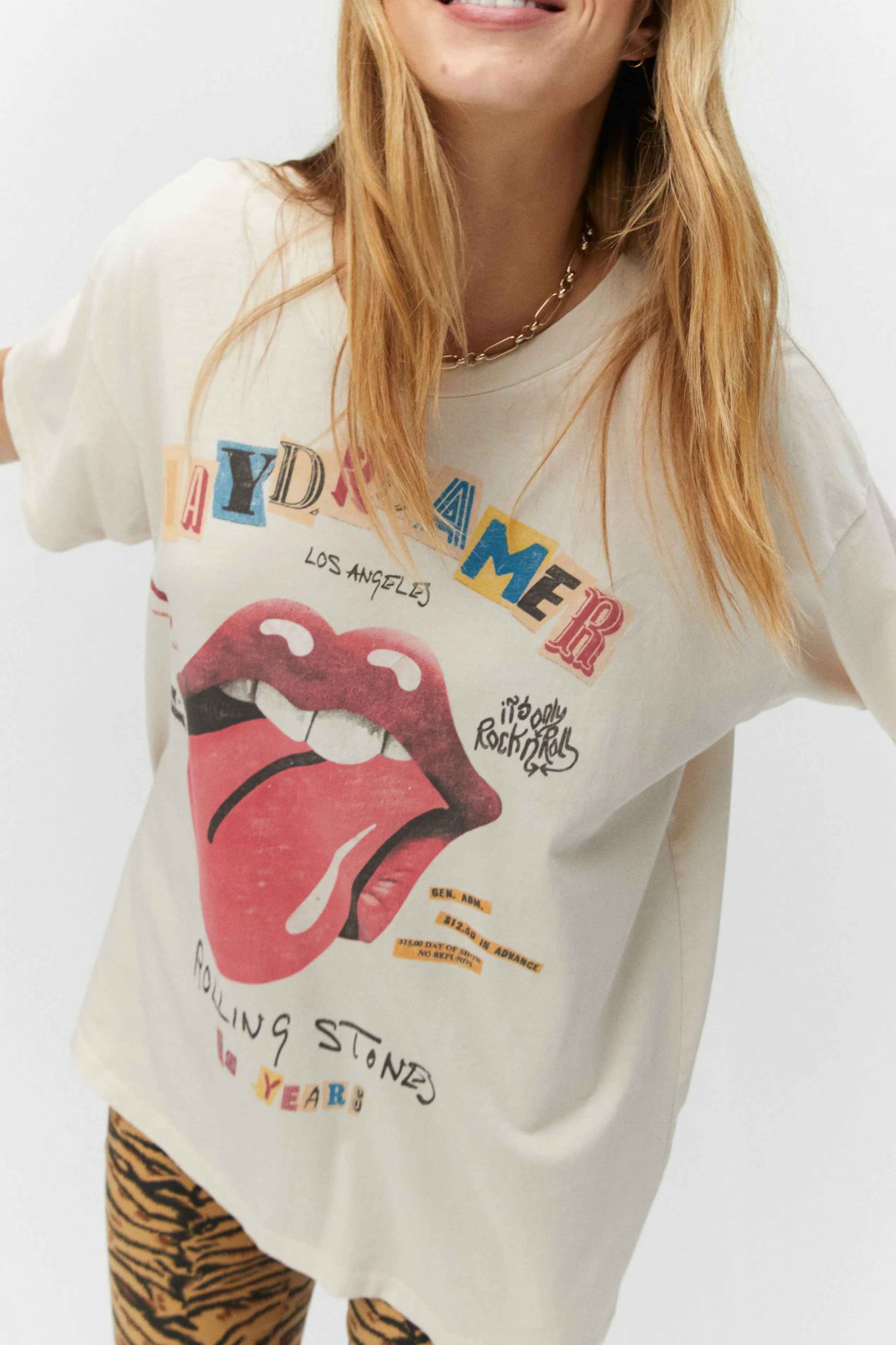 Rolling Stones X Daydreamer Merch Tee sold by Daydreamer product image thumbnail 2