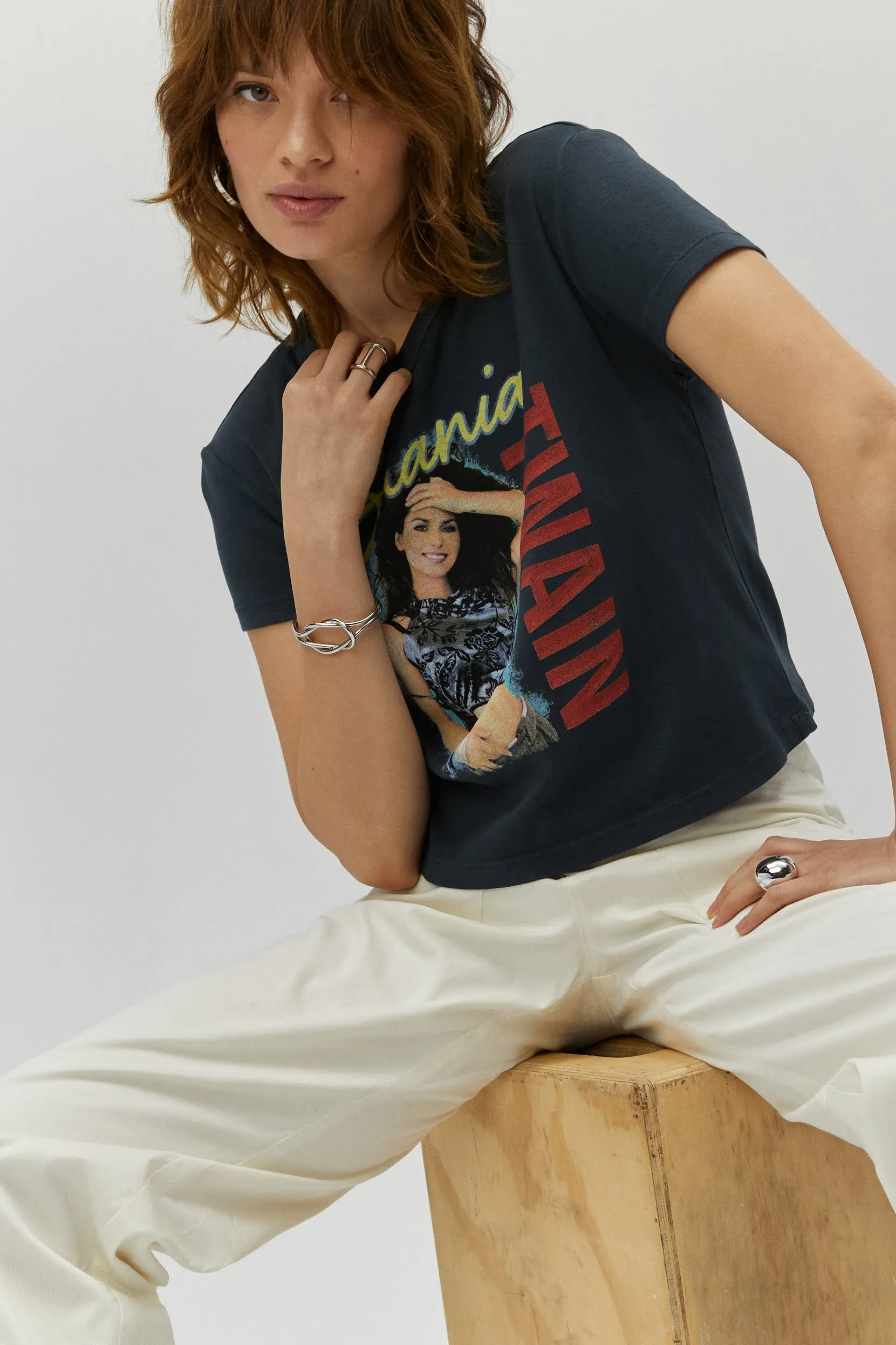 Shania Twain Up! Single Shrunken Tee sold by Daydreamer