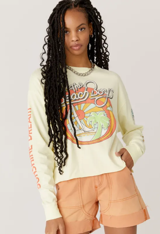The Beach Boys Sunshine Dream Long Sleeve Crop sold by Daydreamer