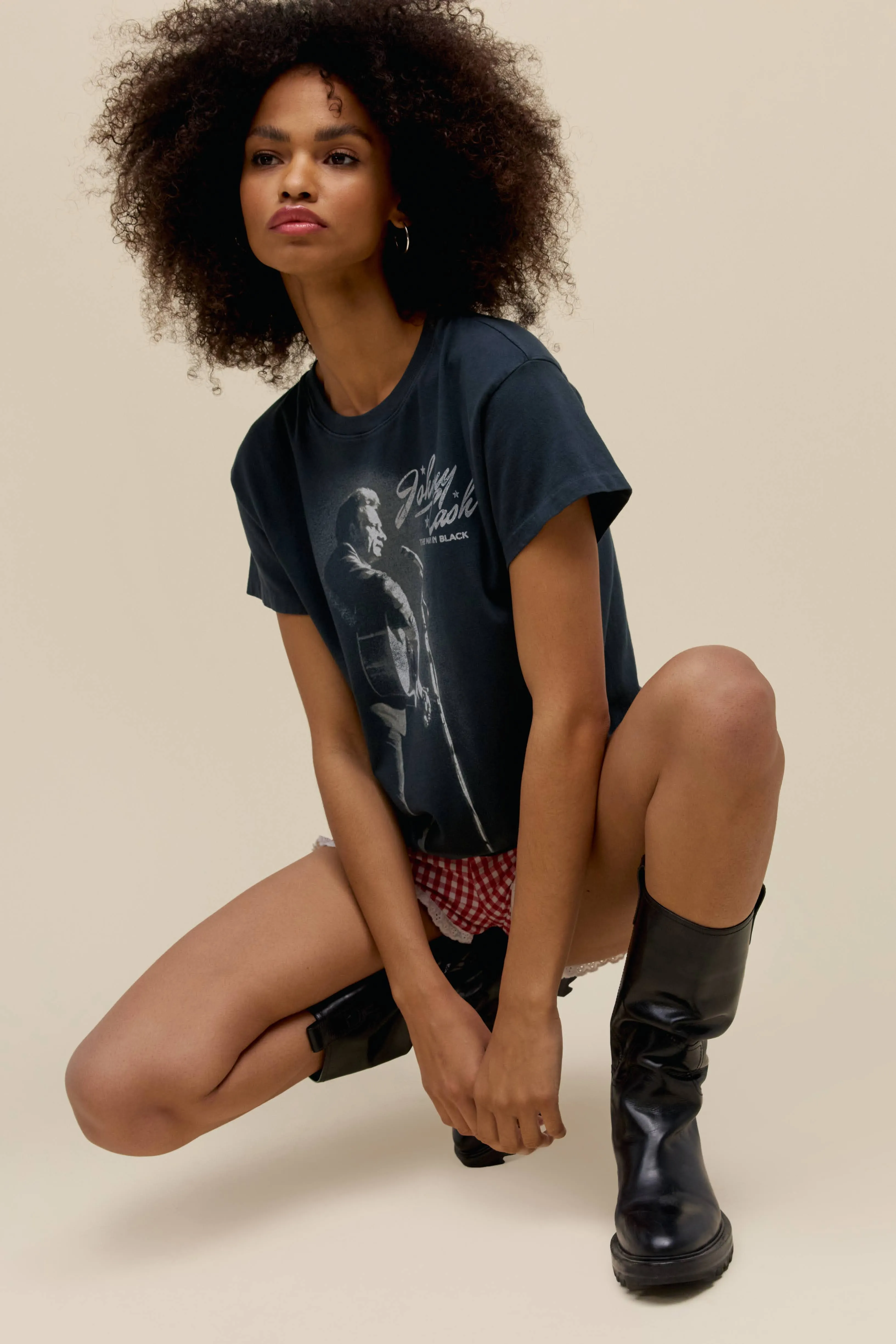 Johnny Cash Stand My Ground Tour Tee sold by Daydreamer product image thumbnail 3