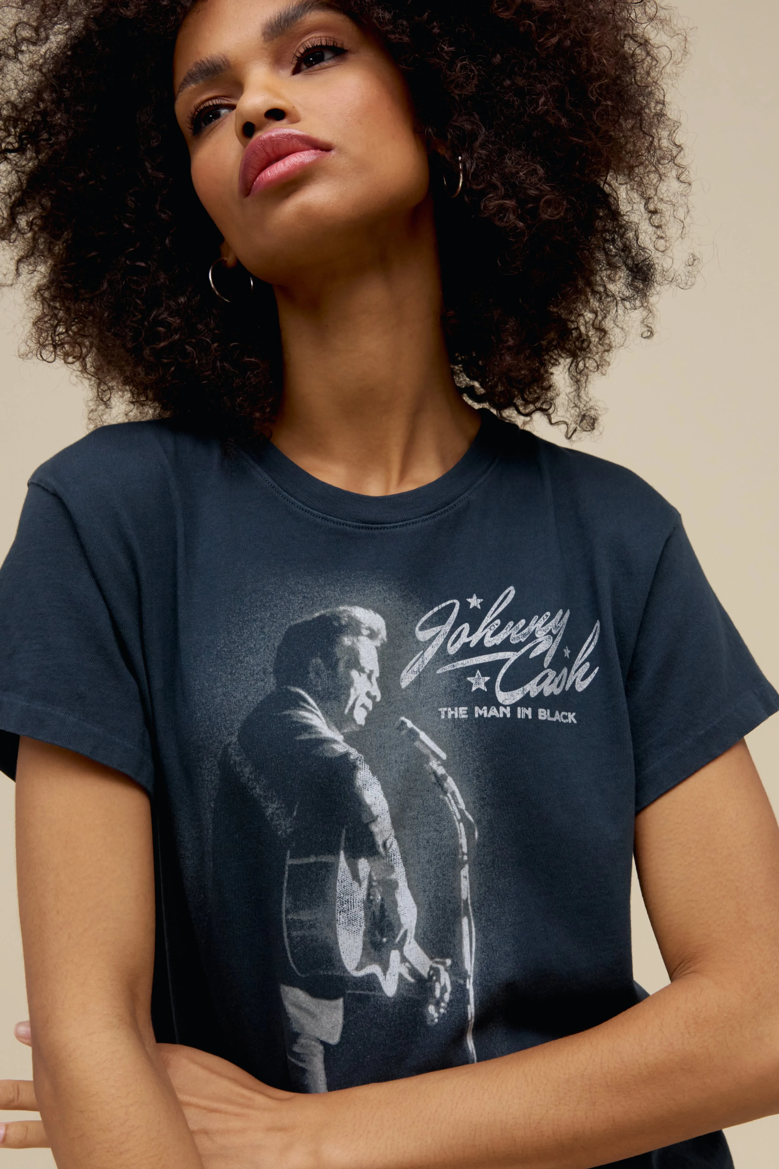 Johnny Cash Stand My Ground Tour Tee sold by Daydreamer product image thumbnail 2