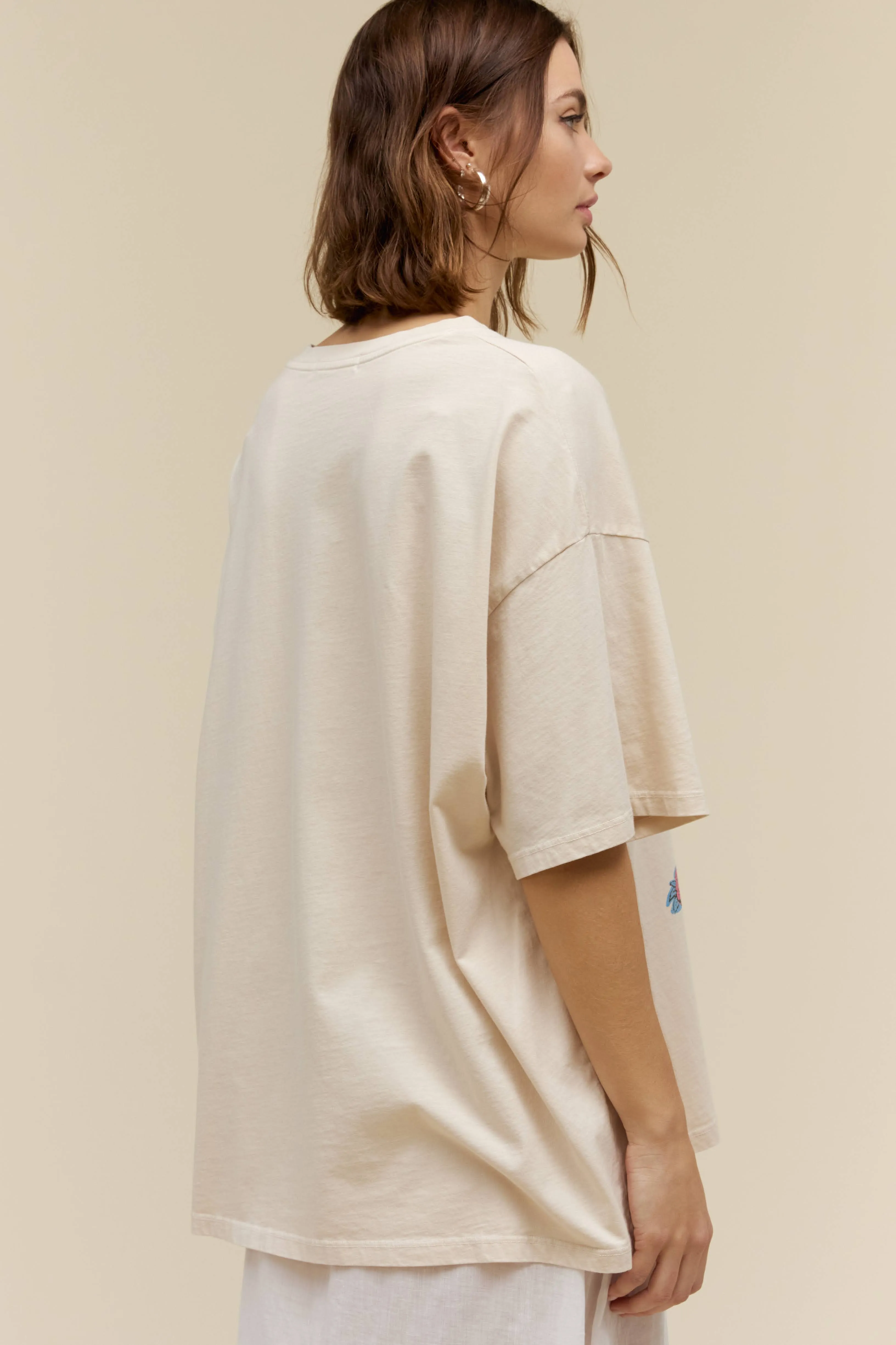 Guns N' Roses Flaming Skull OS Tee sold by Daydreamer product image thumbnail 3