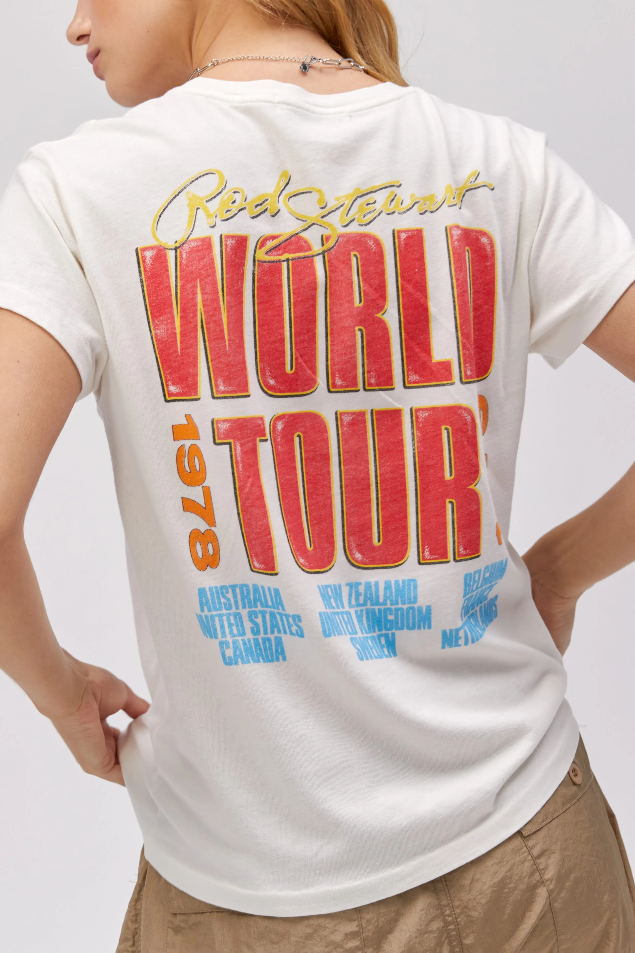 Rod Stewart Rainbow Tour Tee sold by Daydreamer product image thumbnail 2