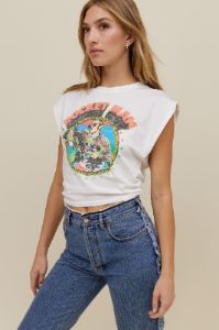 Elton John Rocket Man '72 Banded Tee sold by Daydreamer