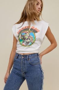 Elton John Rocket Man '72 Banded Tee sold by Daydreamer