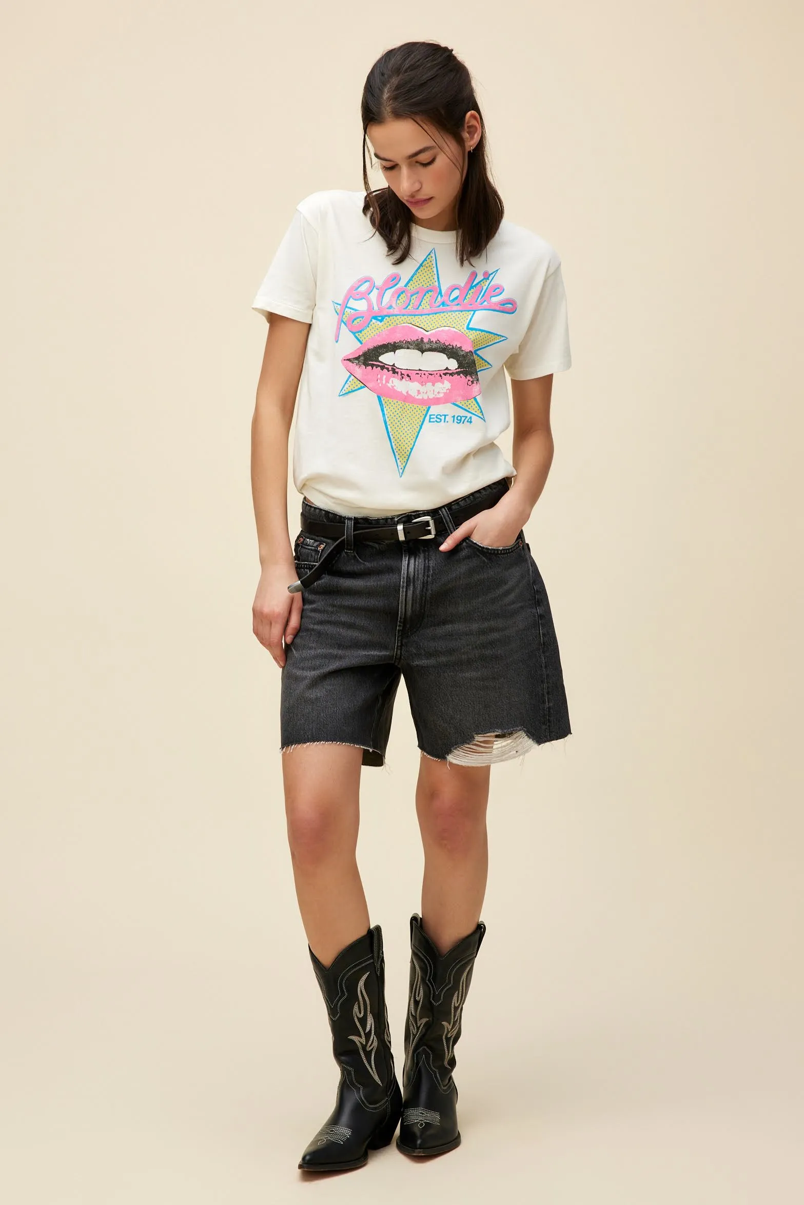 Blondie Est. 1974 Ringer Tee sold by Daydreamer product image thumbnail 3