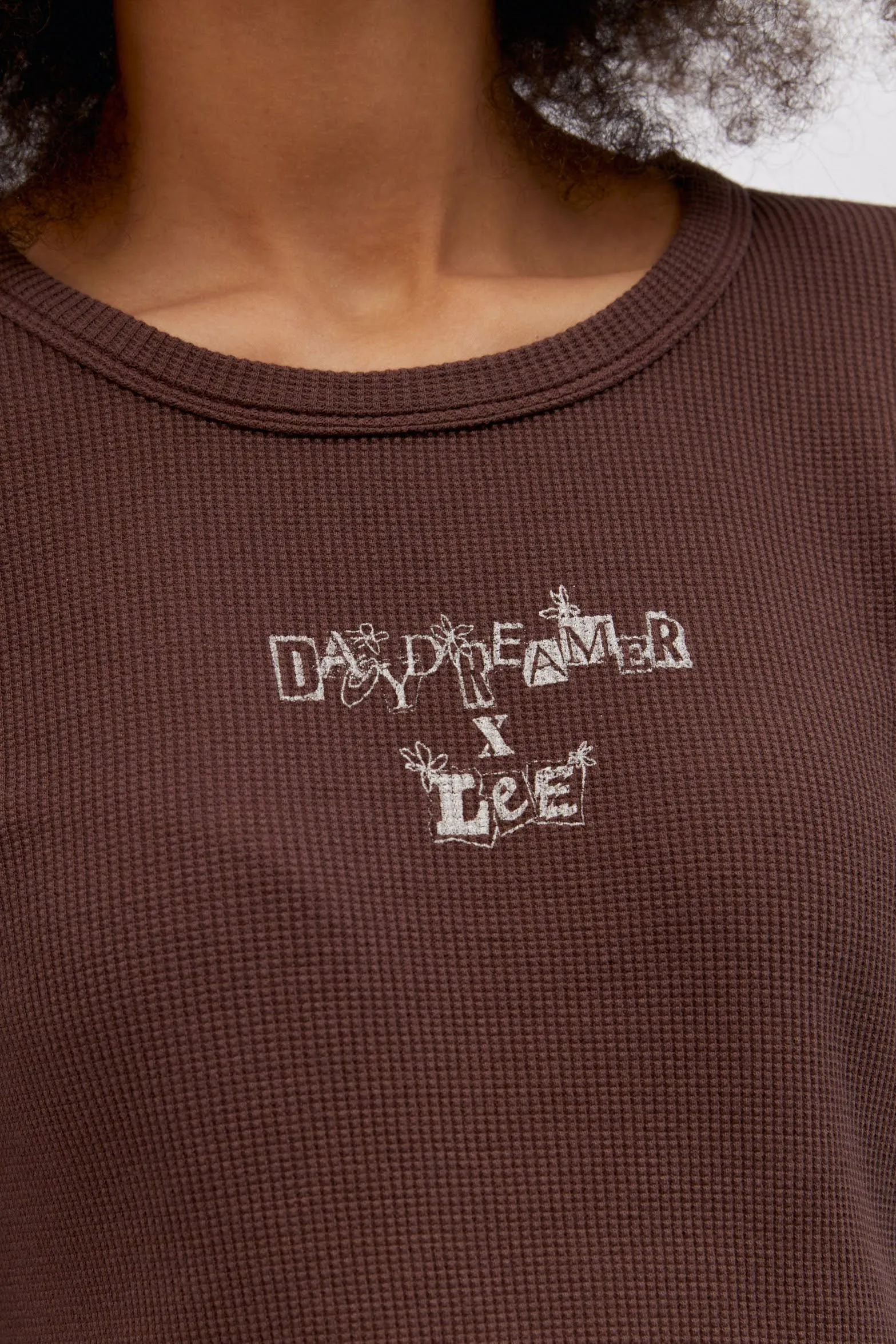 Lee x Daydreamer 90's Shrunken Thermal in Coffee sold by Daydreamer product image thumbnail 2