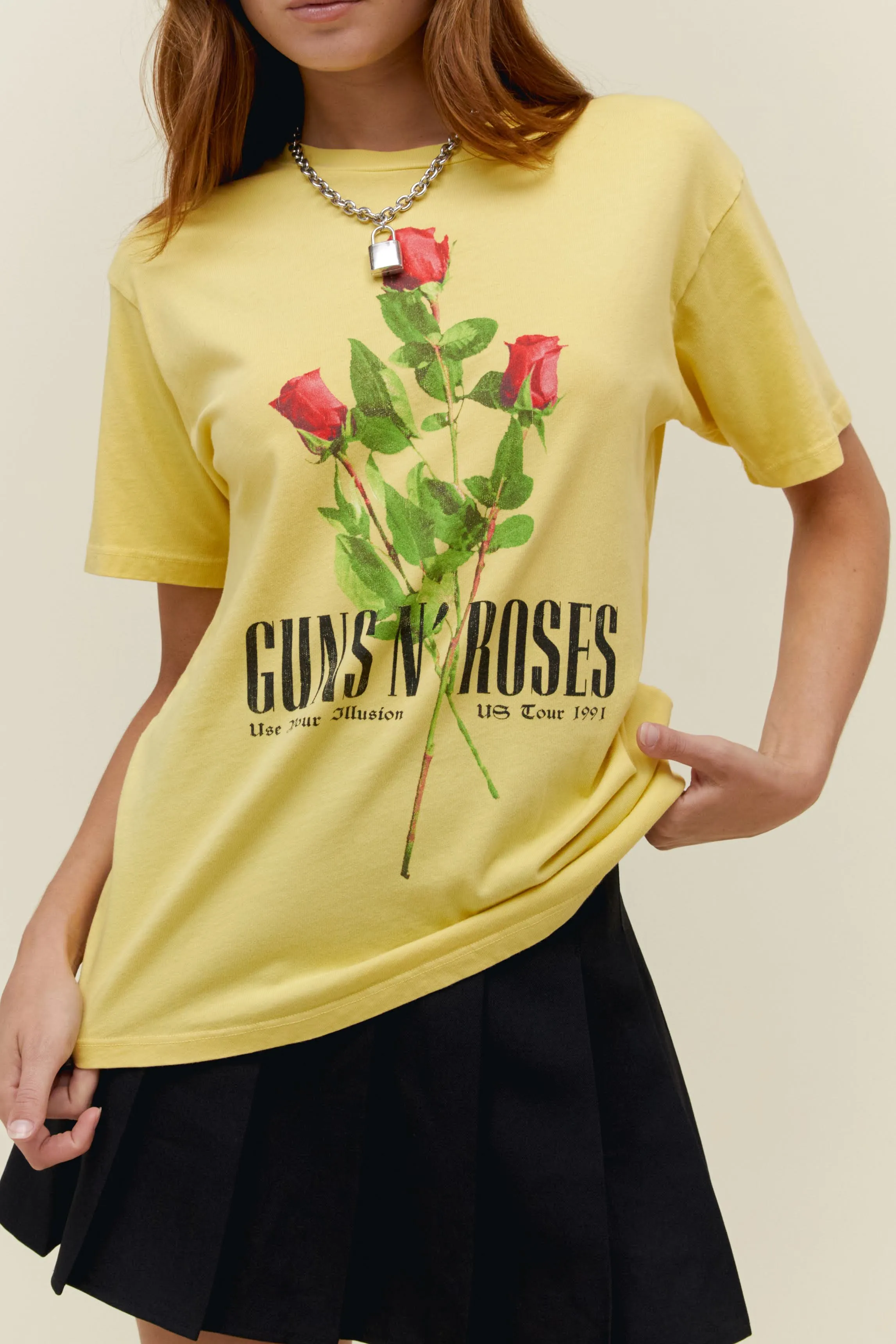 Guns N' Roses Use Your Illusion Roses Weekend Tee sold by Daydreamer product image thumbnail 2