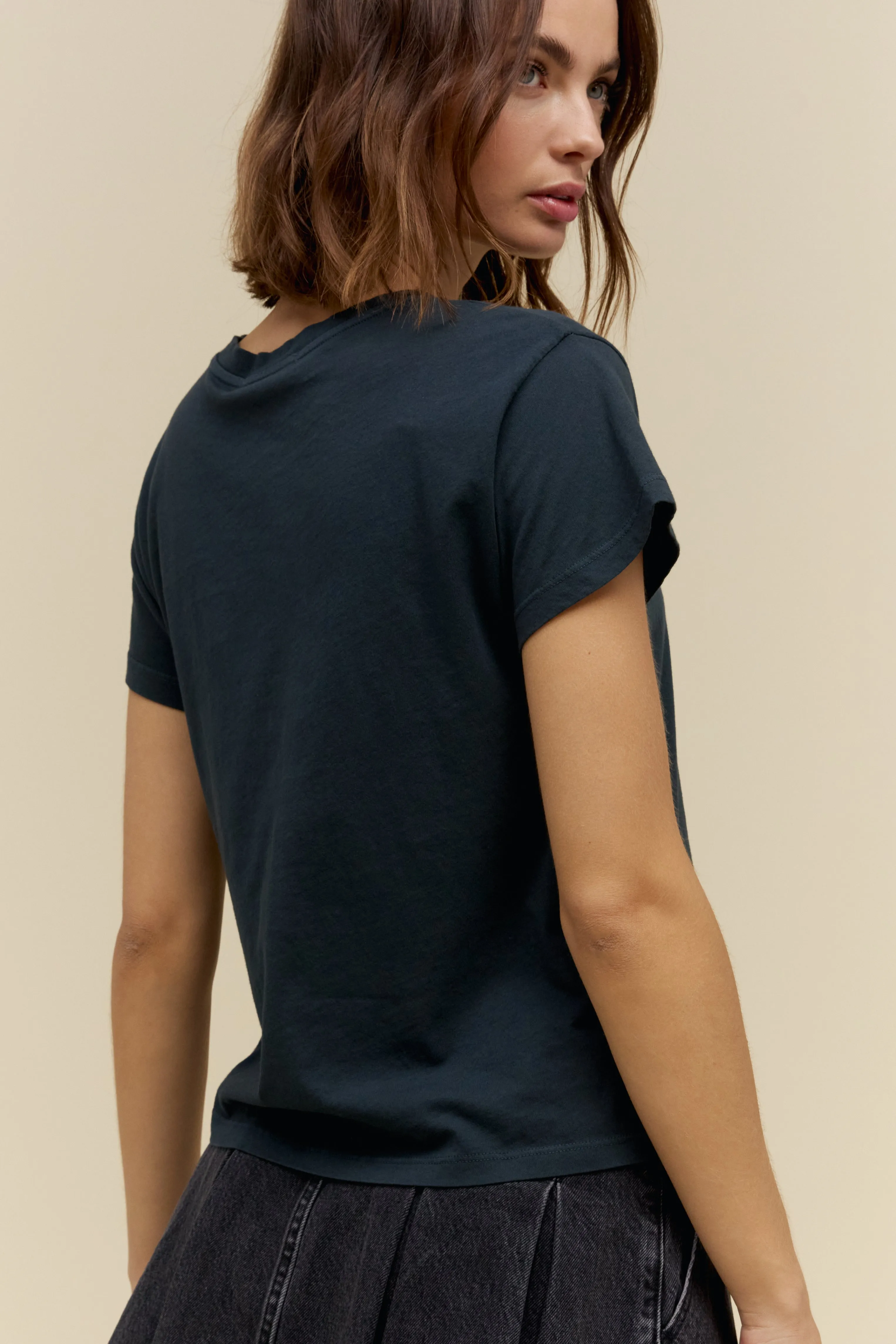 Solid Solo Tee in Vintage Black sold by Daydreamer product image thumbnail 2