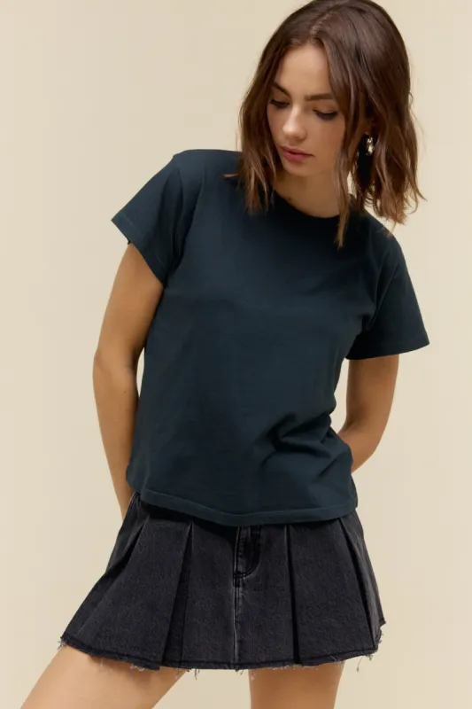 Solid Solo Tee in Vintage Black sold by Daydreamer