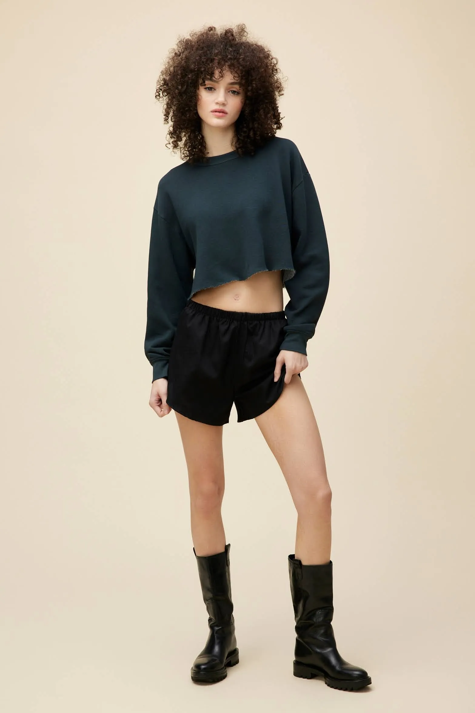 Solid Cut-Off Sweatshirt sold by Daydreamer