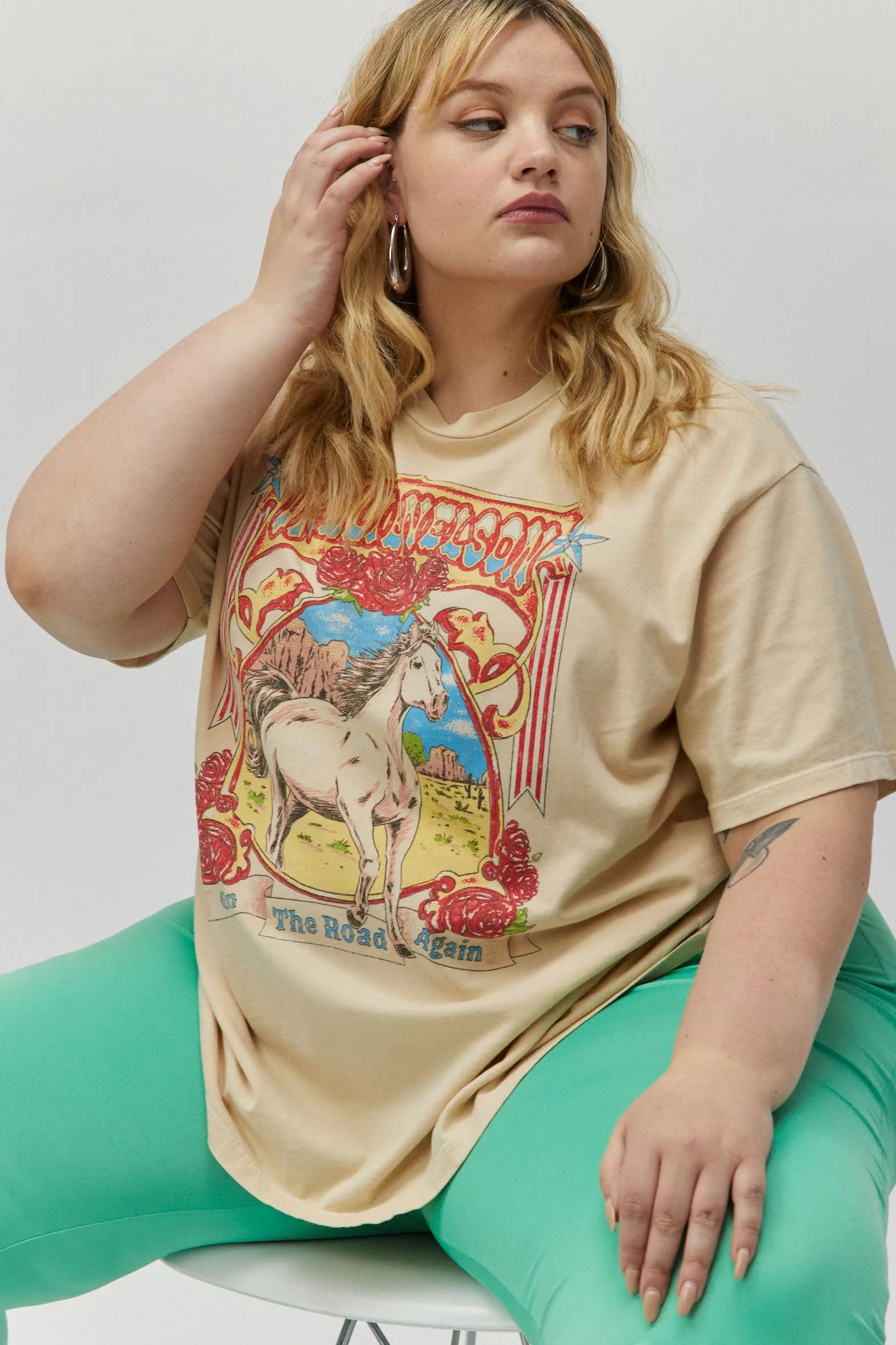 Willie Nelson On The Road Again Weekend Tee ES sold by Daydreamer