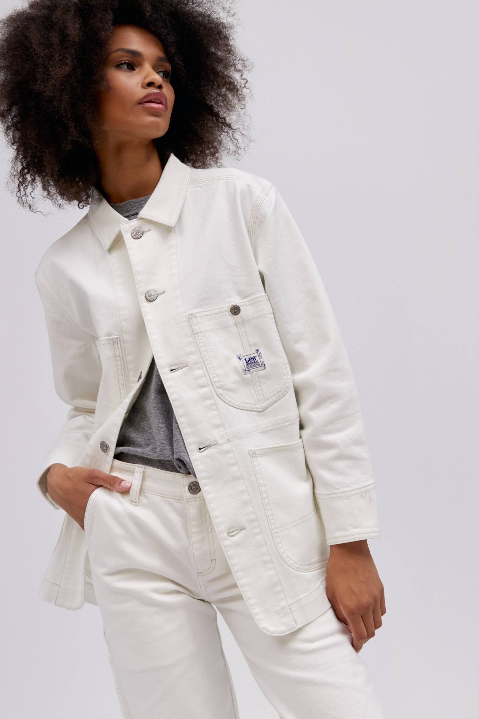 Lee x Daydreamer Chore Jacket in Ecru sold by Daydreamer product image thumbnail 3