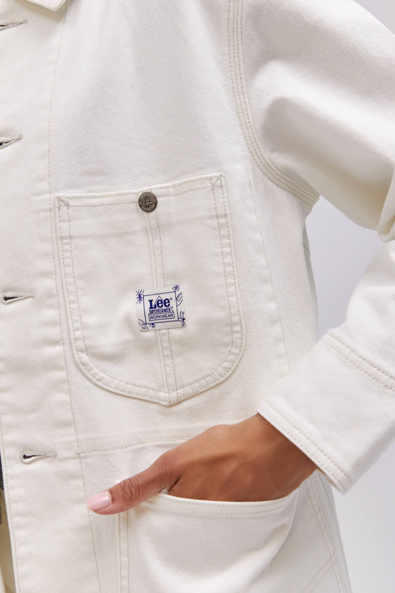 Lee x Daydreamer Chore Jacket in Ecru sold by Daydreamer product image thumbnail 2