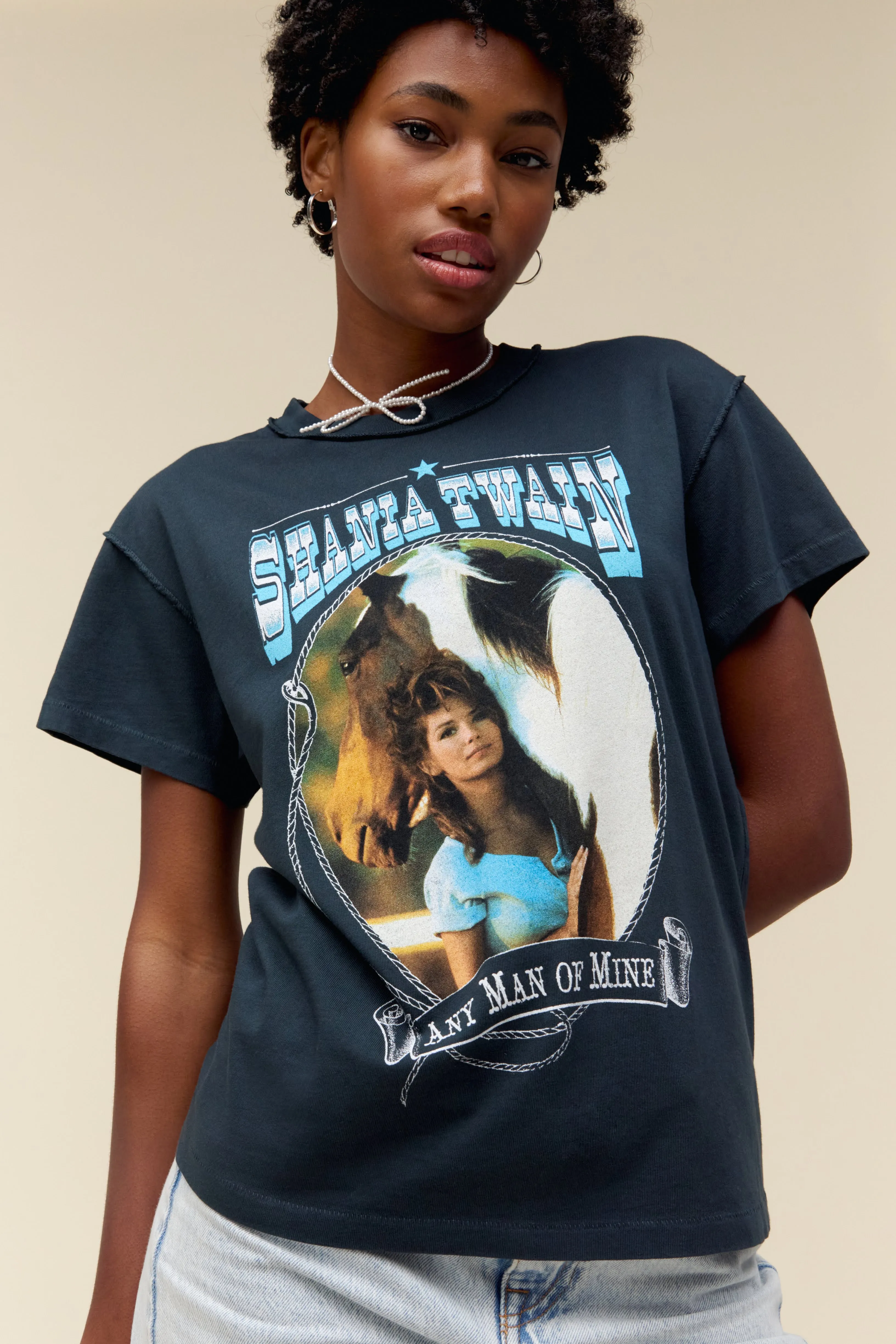 Shania Twain Any Man of Mine Reverse Tour Tee sold by Daydreamer