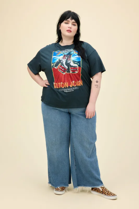 Elton John Hollywood Boots Boyfriend Tee ES sold by Daydreamer