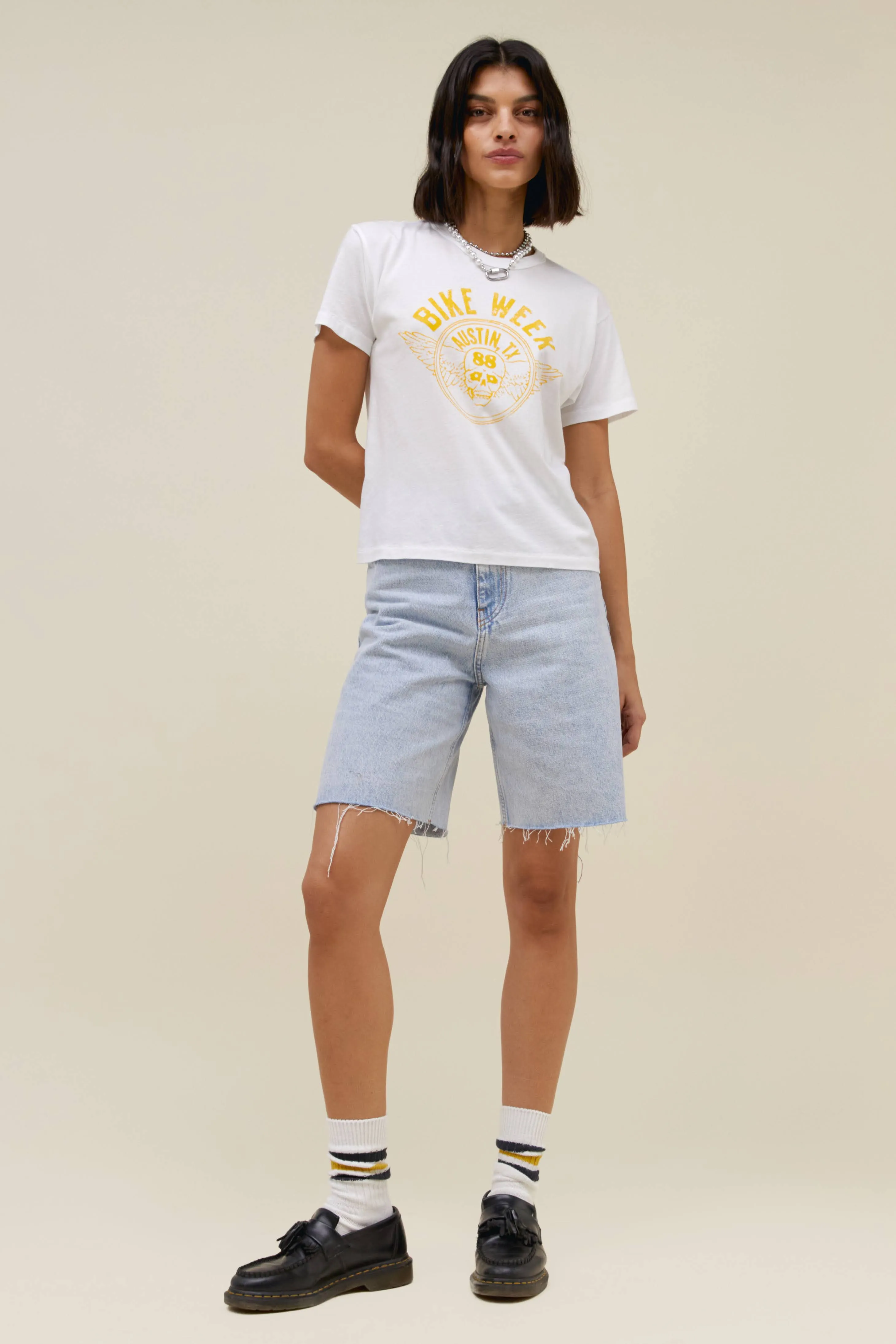 Bike Week 88 Ringer Tee sold by Daydreamer product image thumbnail 4