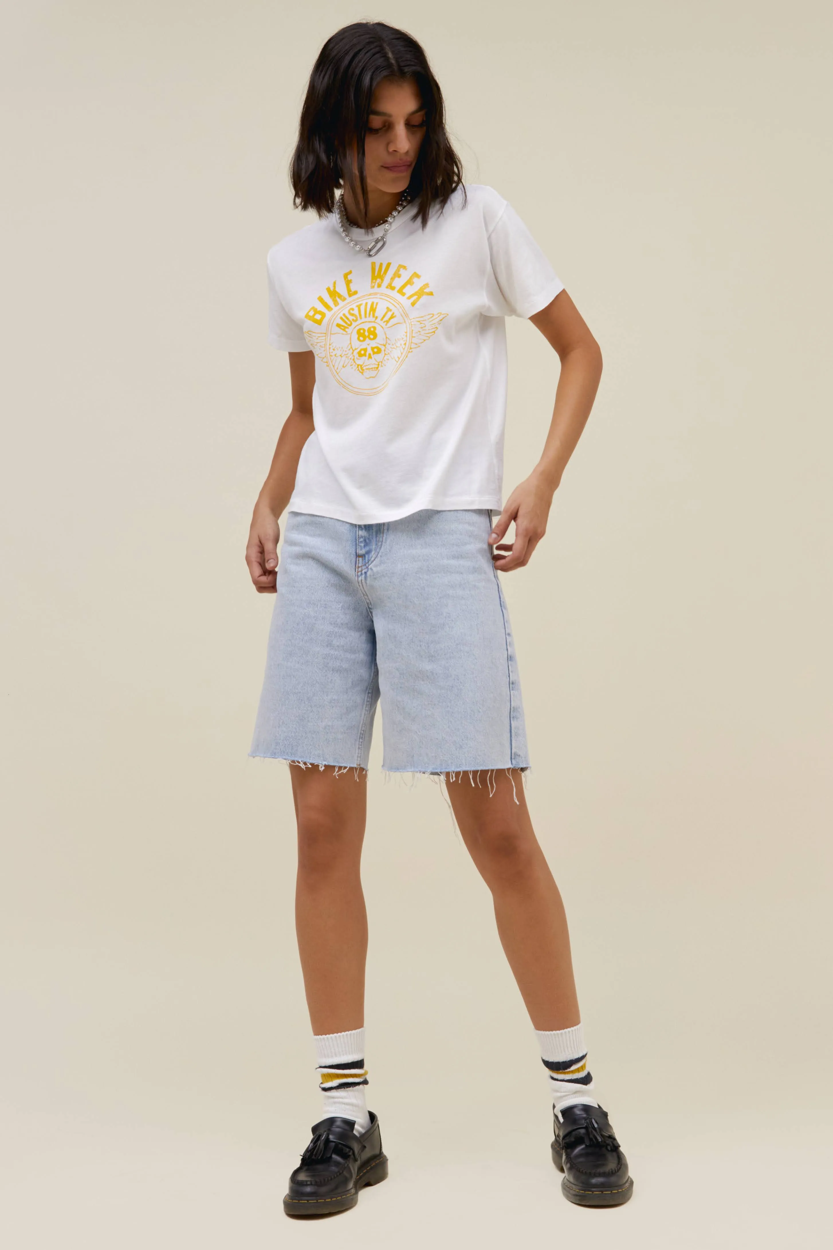 Bike Week 88 Ringer Tee sold by Daydreamer product image thumbnail 3