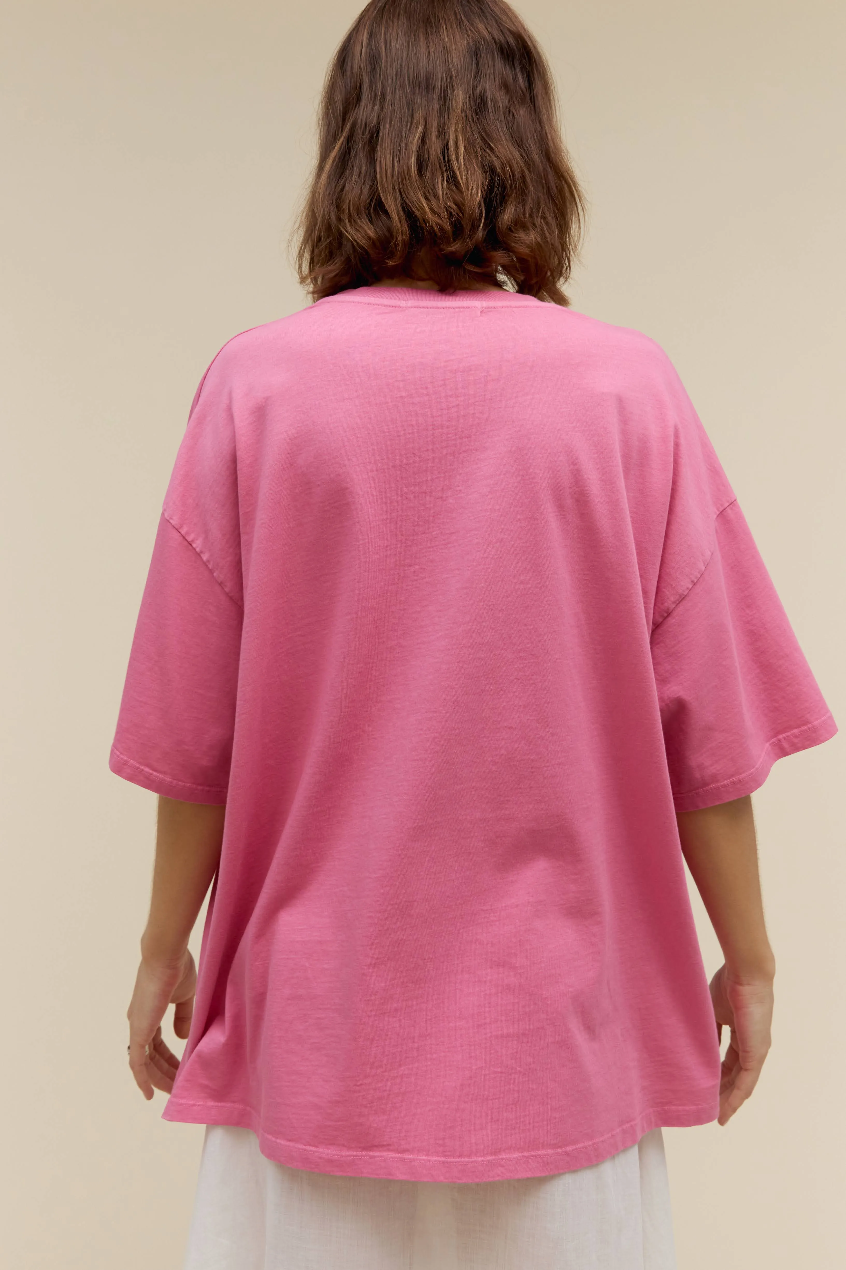 Fleetwood Mac Rumours OS Tee in Pink Taffy sold by Daydreamer product image thumbnail 3