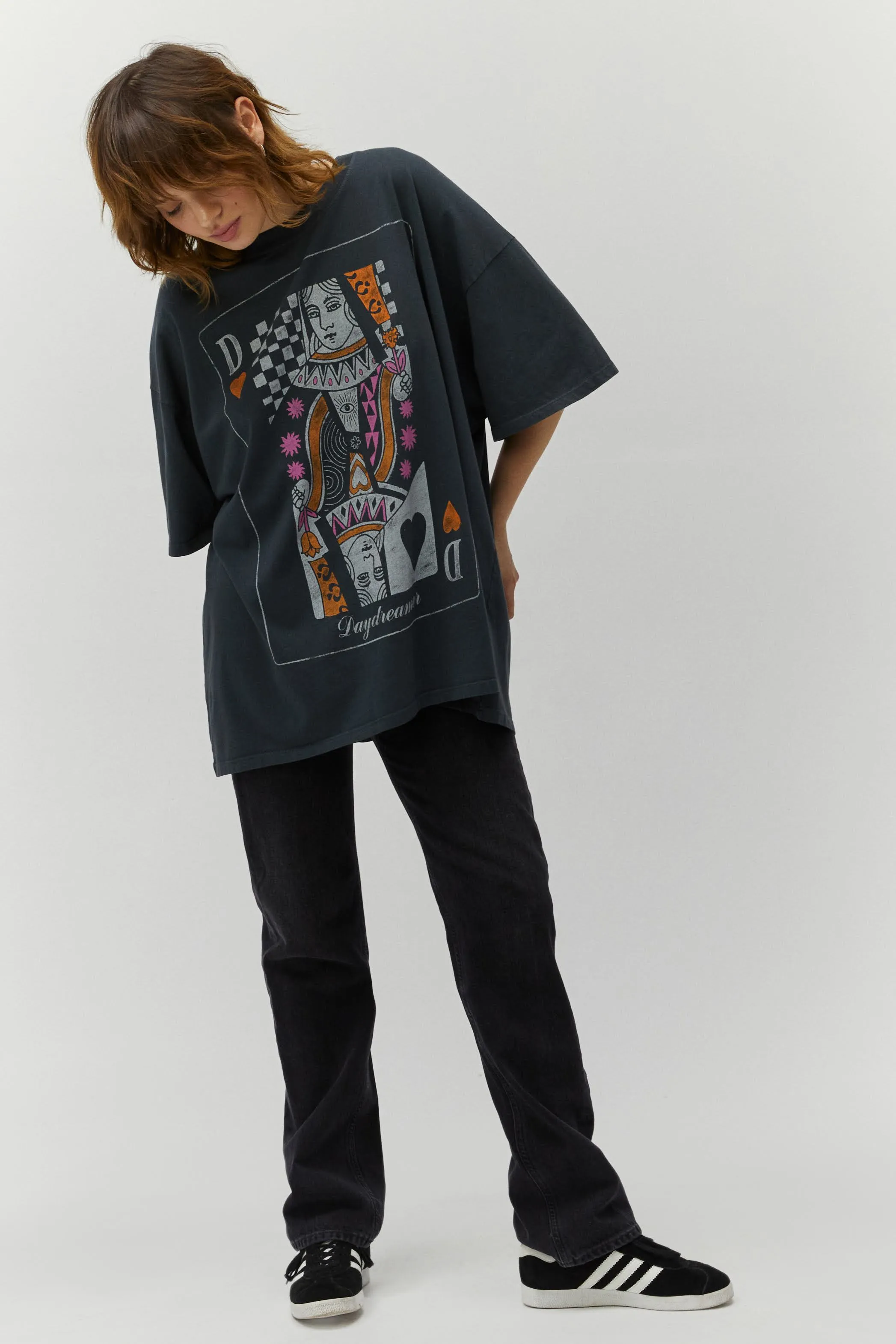 Daydreamer Queen Card OS Tee sold by Daydreamer product image thumbnail 3