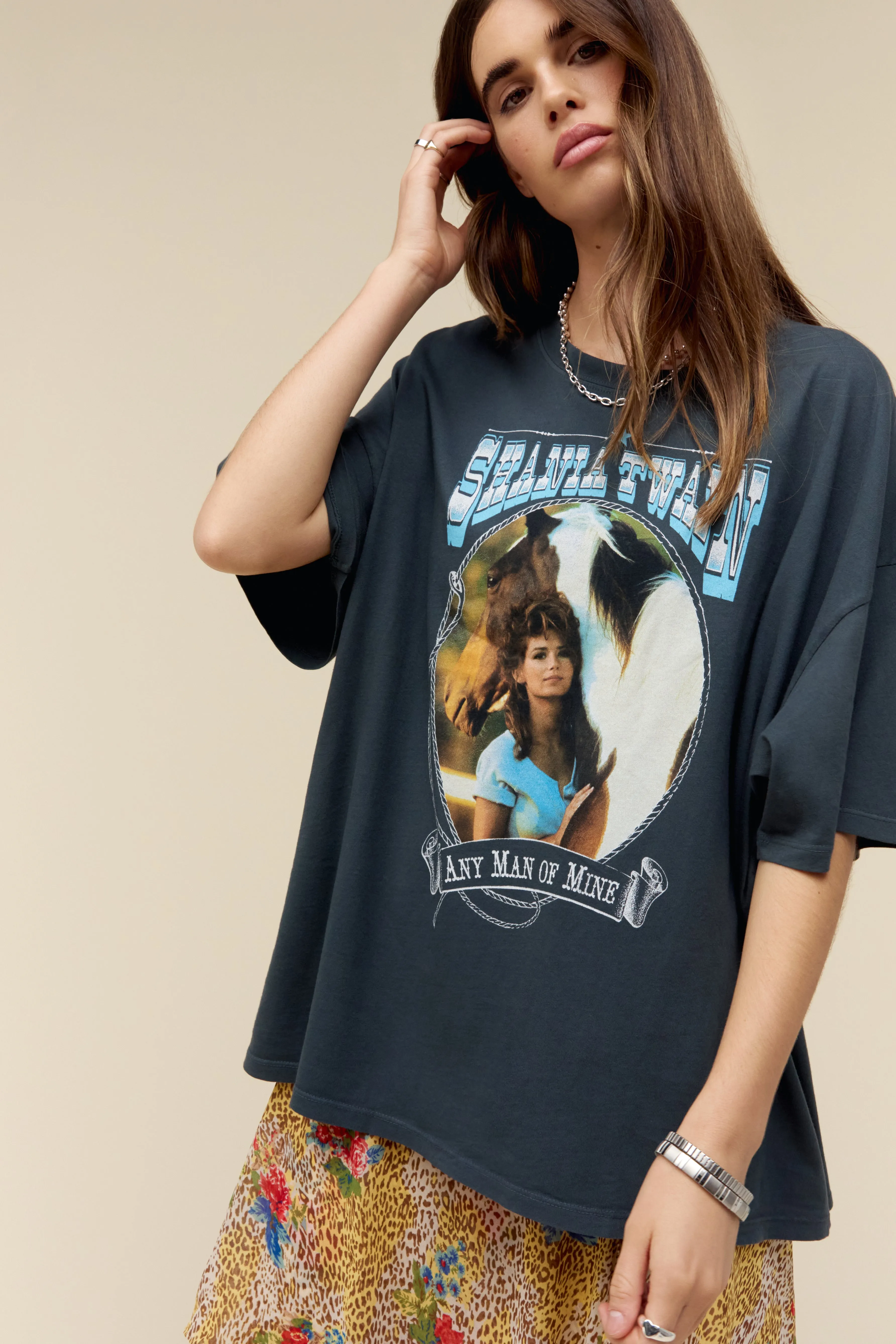 Shania Twain Any Man Of Mine OS Tee sold by Daydreamer product image thumbnail 2