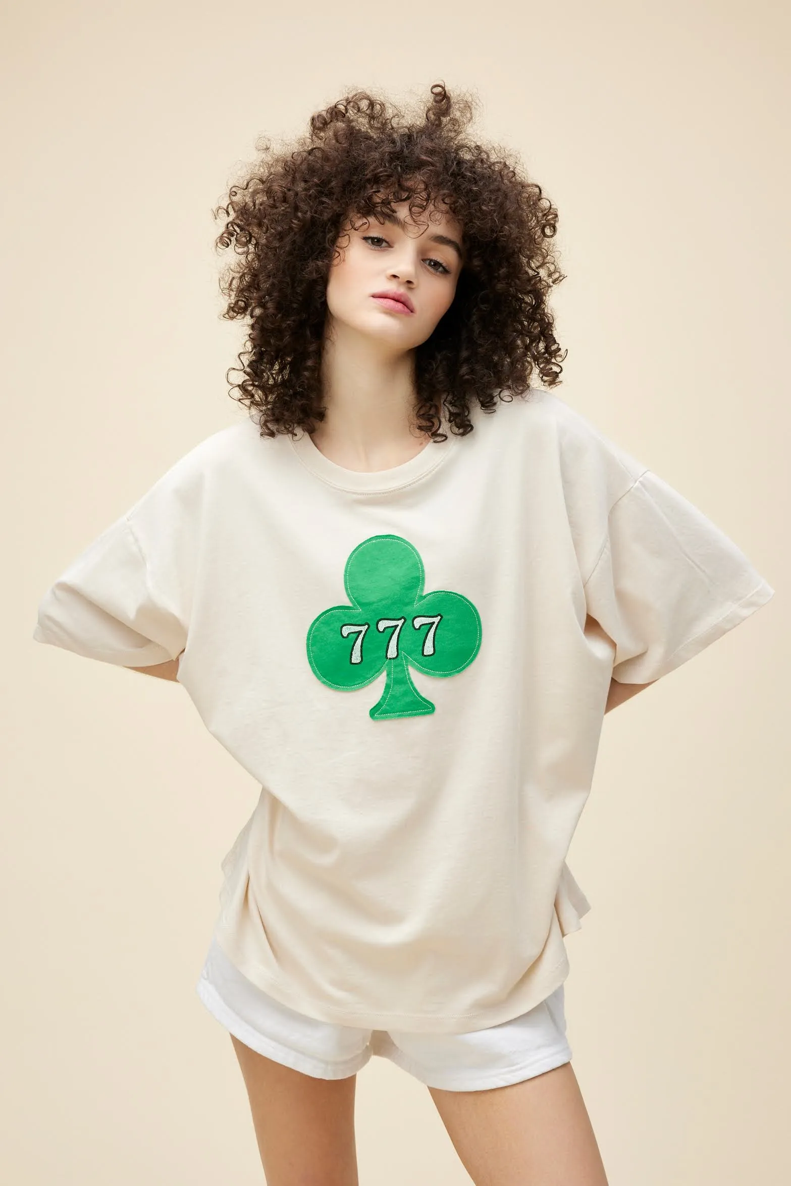 Lucky Slots Clover OS Tee sold by Daydreamer product image thumbnail 2