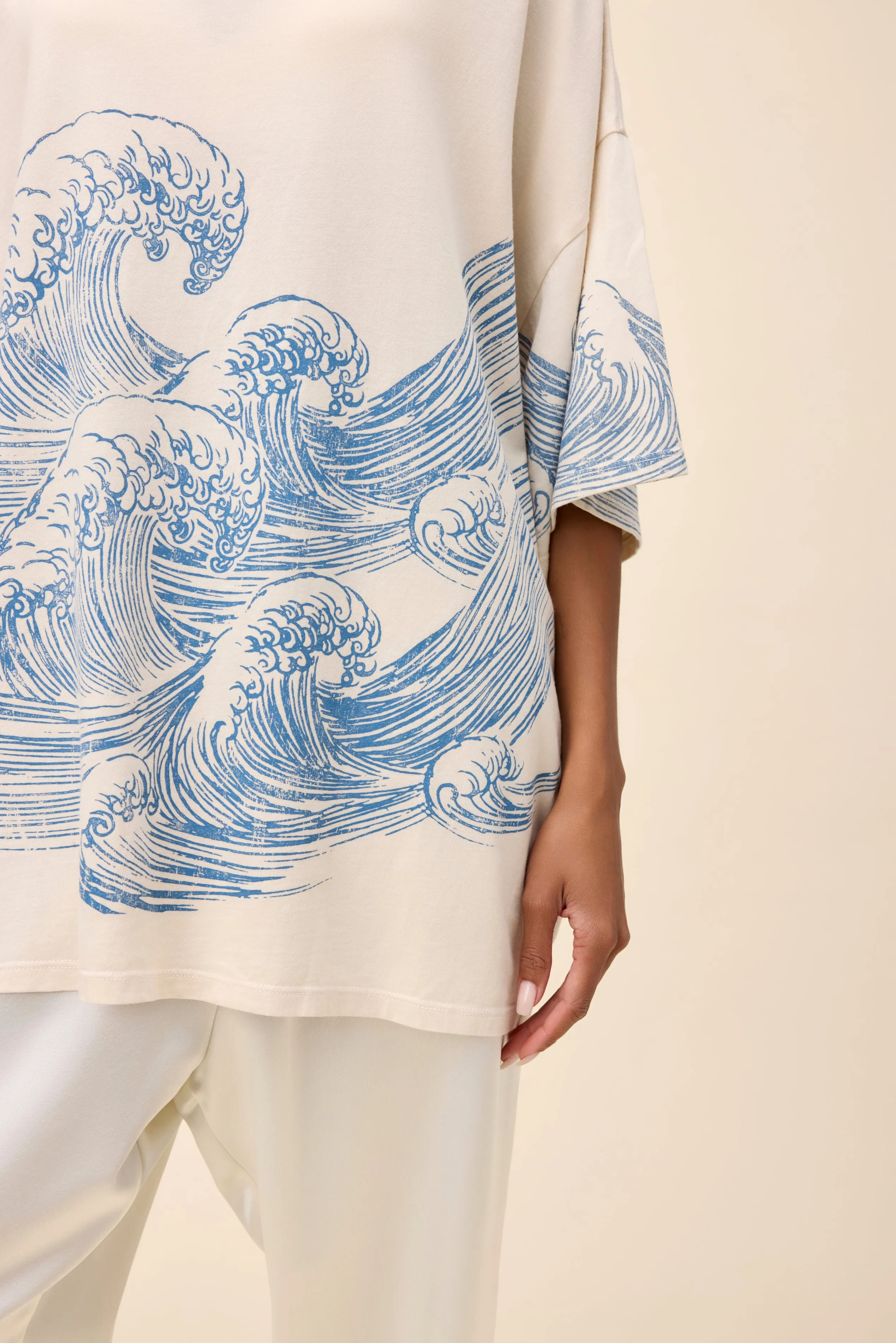 Exploded Waves OS Tee sold by Daydreamer product image thumbnail 2