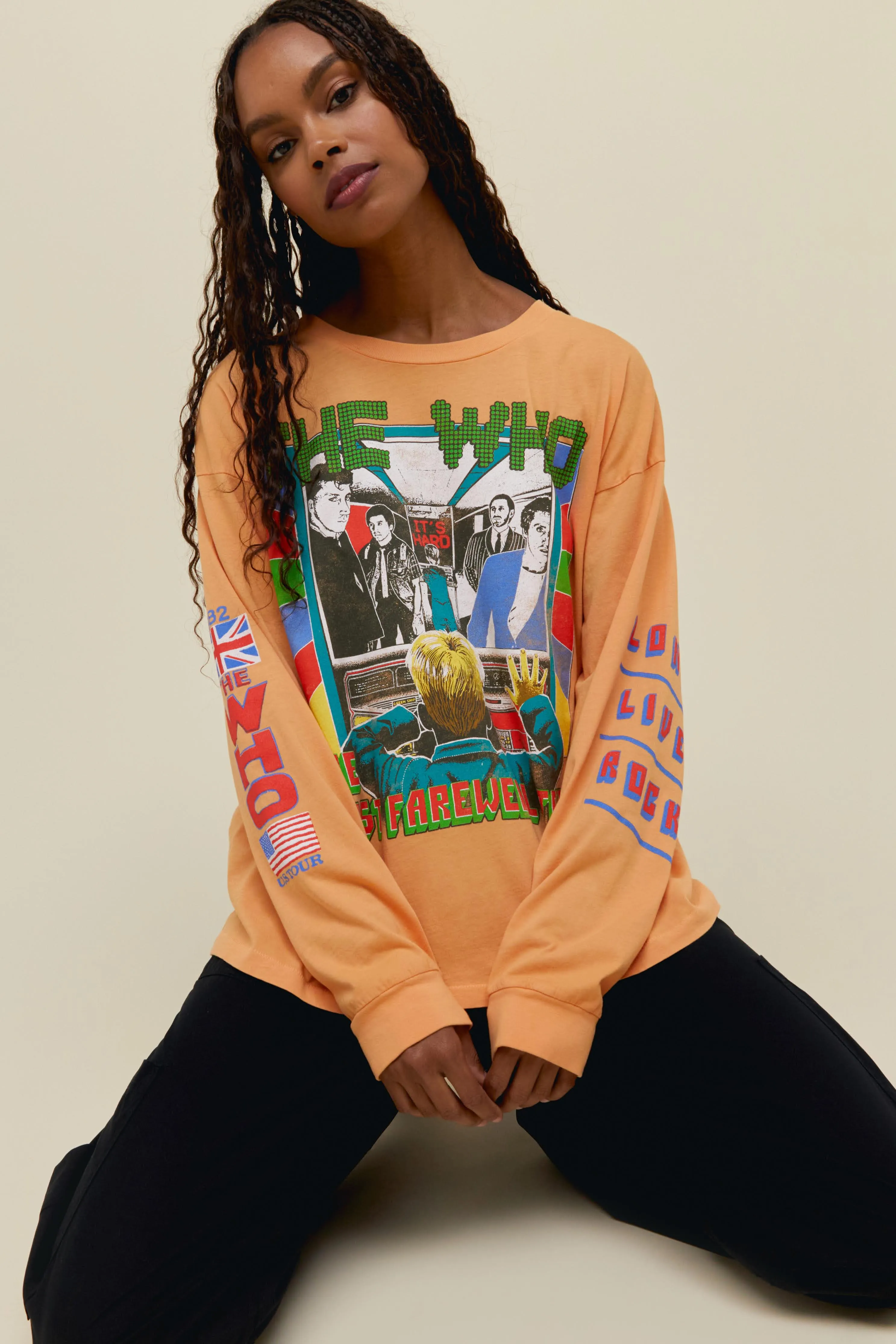 The Who First Farewell Tour Long Sleeve Merch sold by Daydreamer