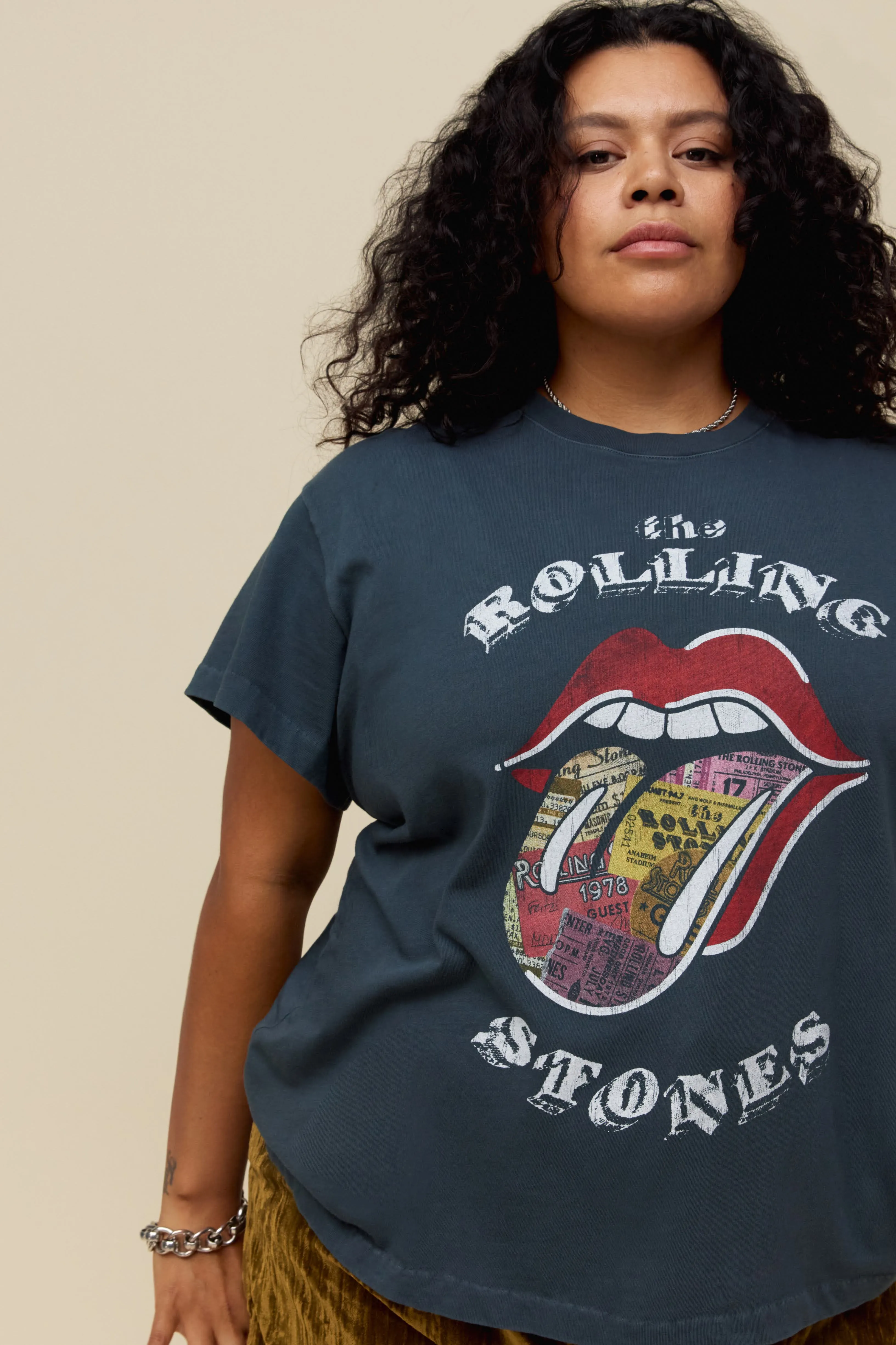 Rolling Stones Ticket Fill Tongue Tour Tee ES sold by Daydreamer