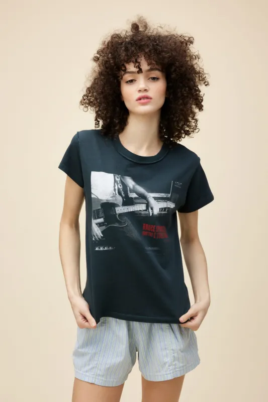 Bruce Springsteen Studio Photo Reverse GF Tee sold by Daydreamer