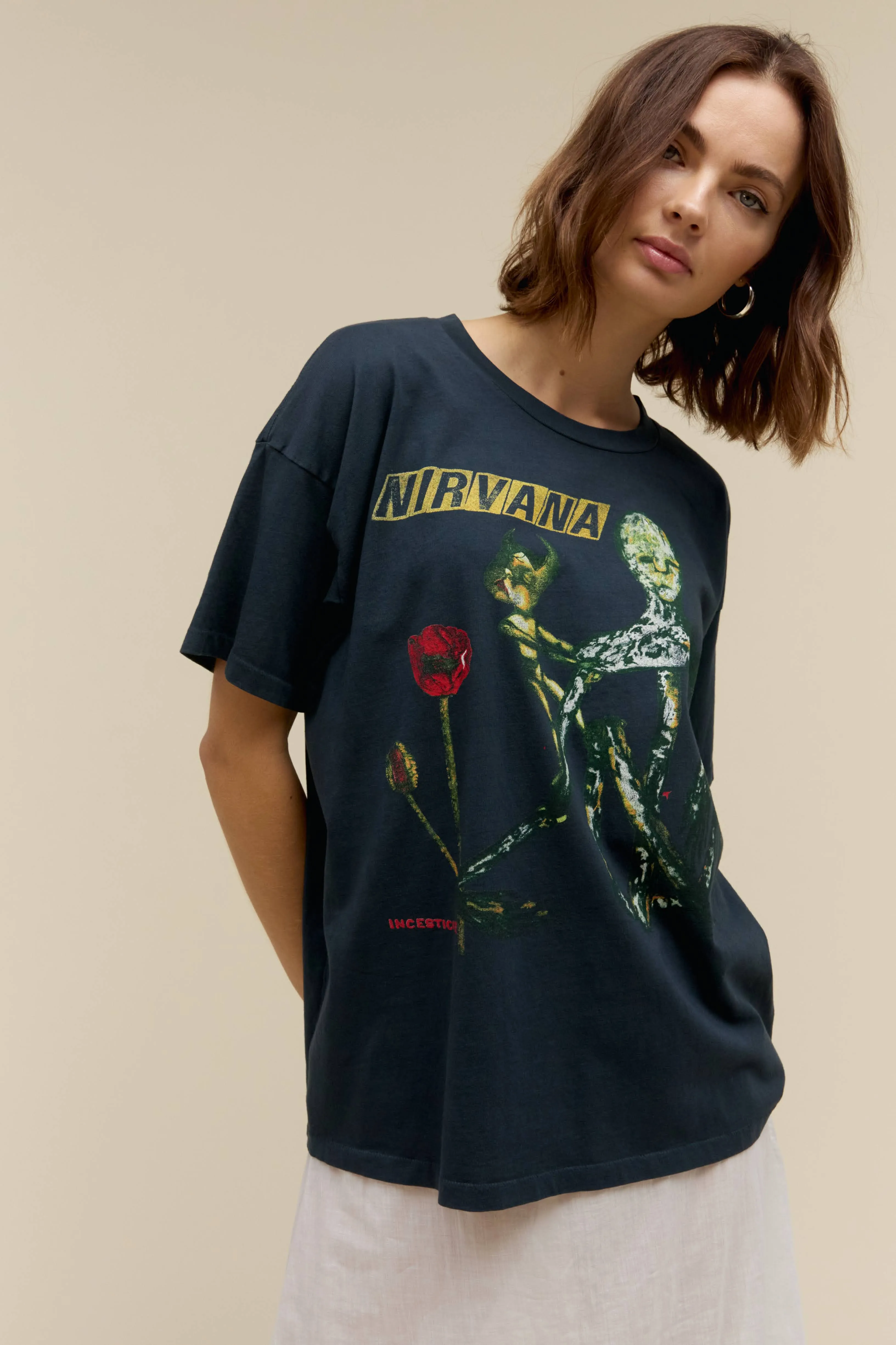 Nirvana Incesticide Merch Tee sold by Daydreamer product image thumbnail 2