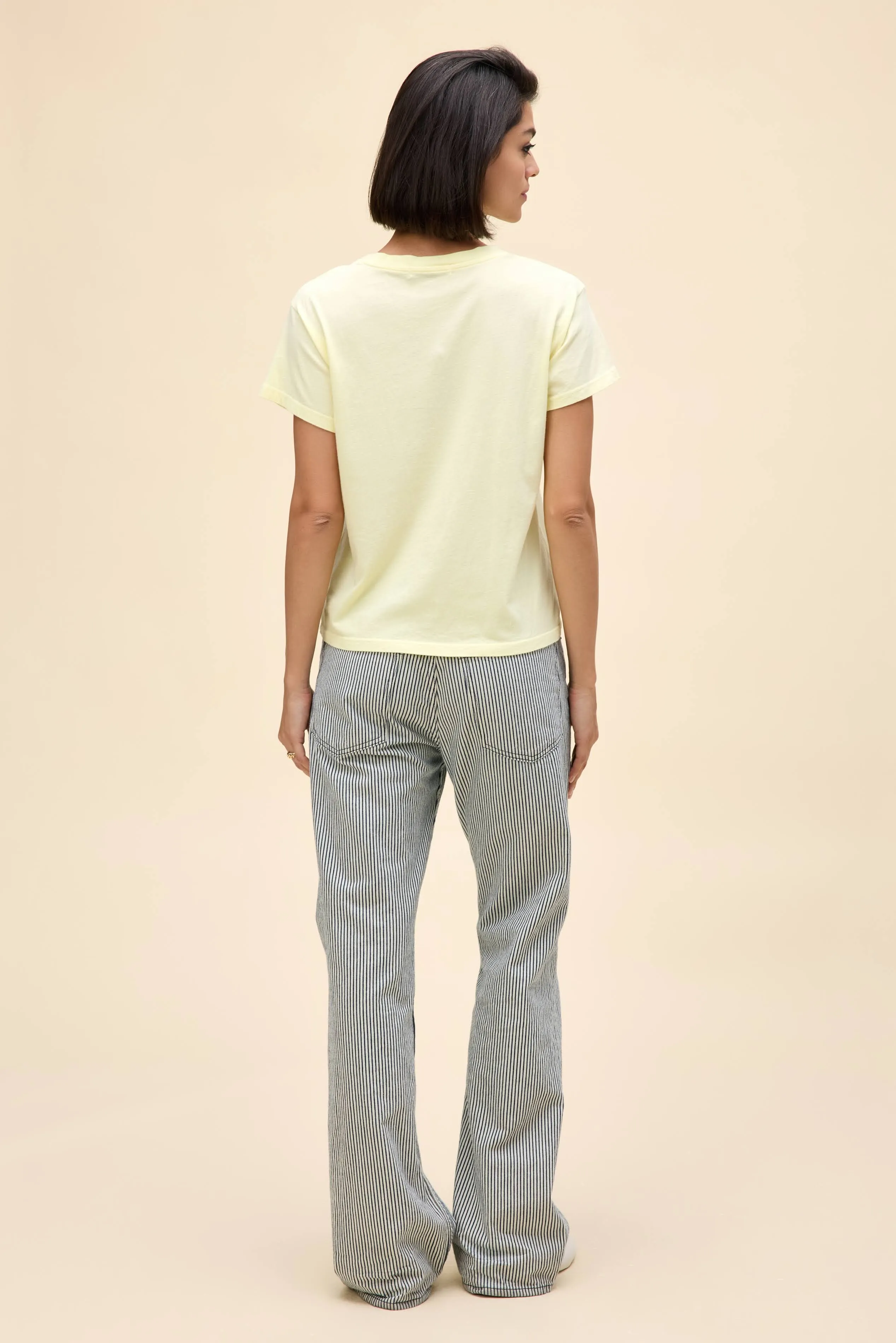 Solid Solo Tee in Tender Yellow sold by Daydreamer product image thumbnail 4
