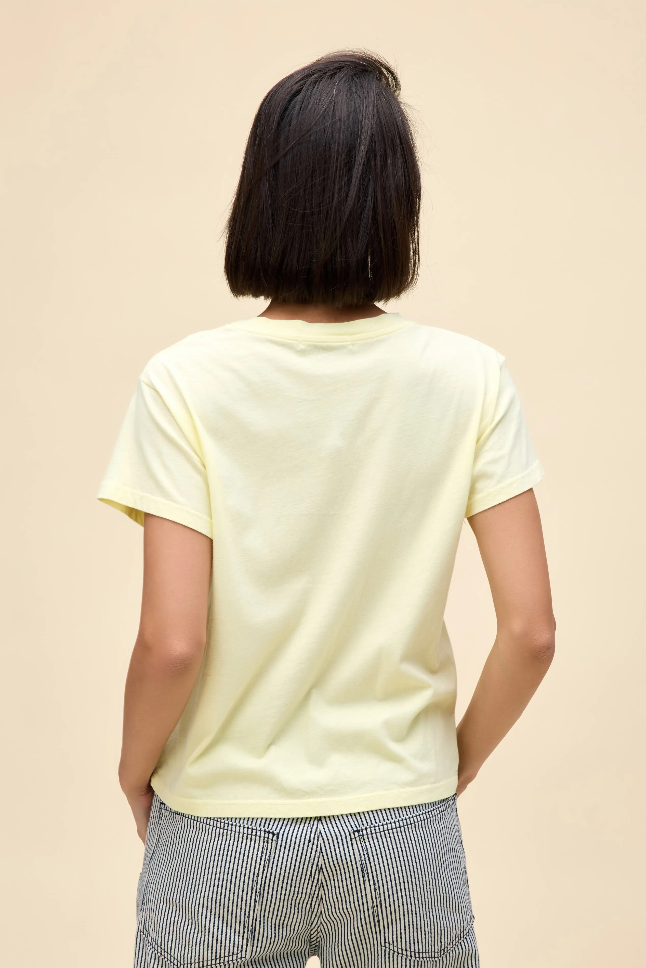 Solid Solo Tee in Tender Yellow sold by Daydreamer product image thumbnail 2