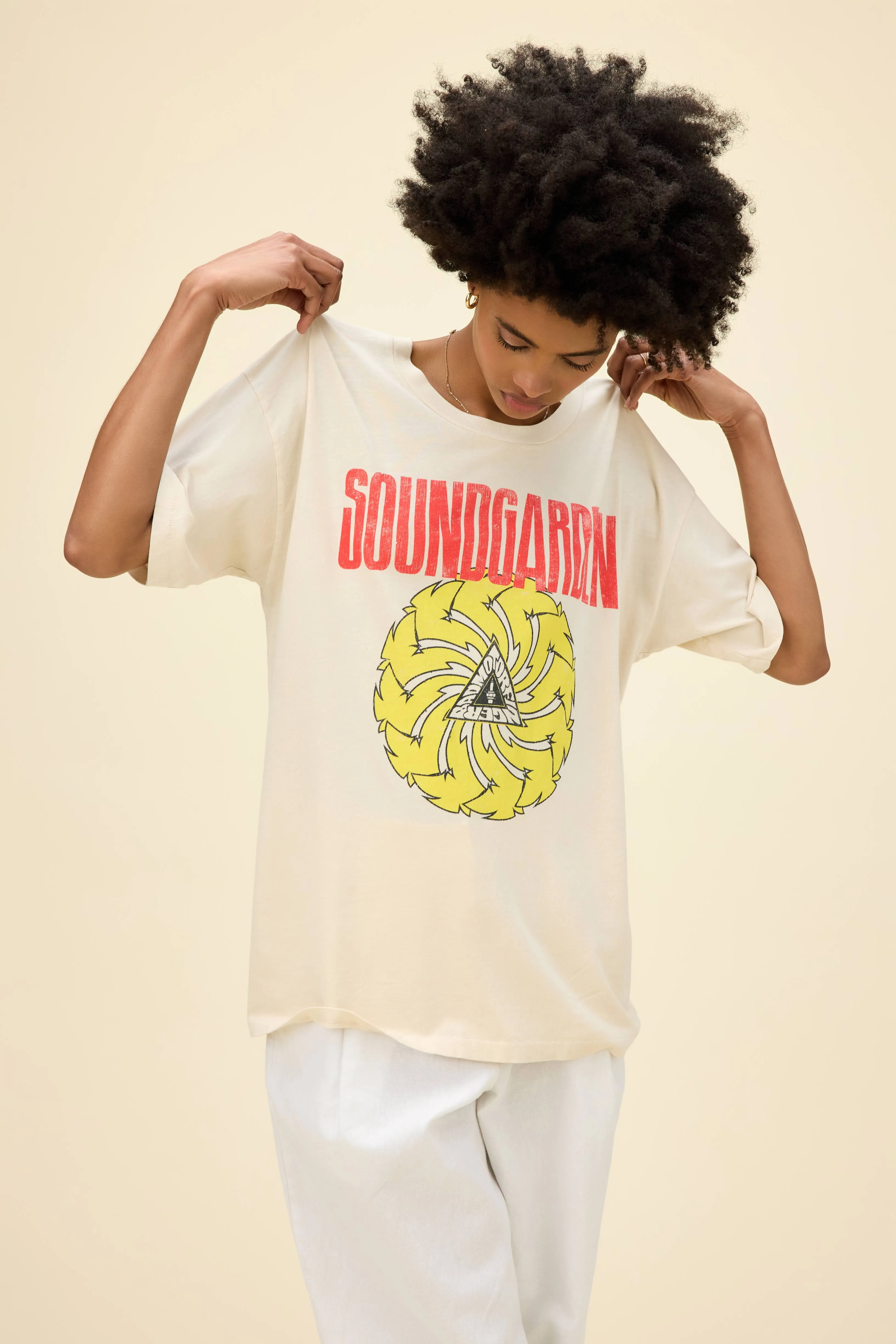 Soundgarden Badmotofinger Merch Tee sold by Daydreamer product image thumbnail 3